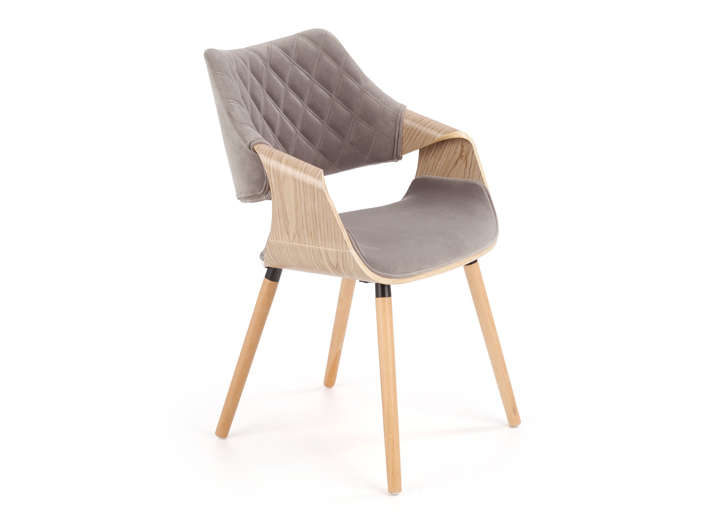 Silla Houston 720 (Luminoso madera + Gris)