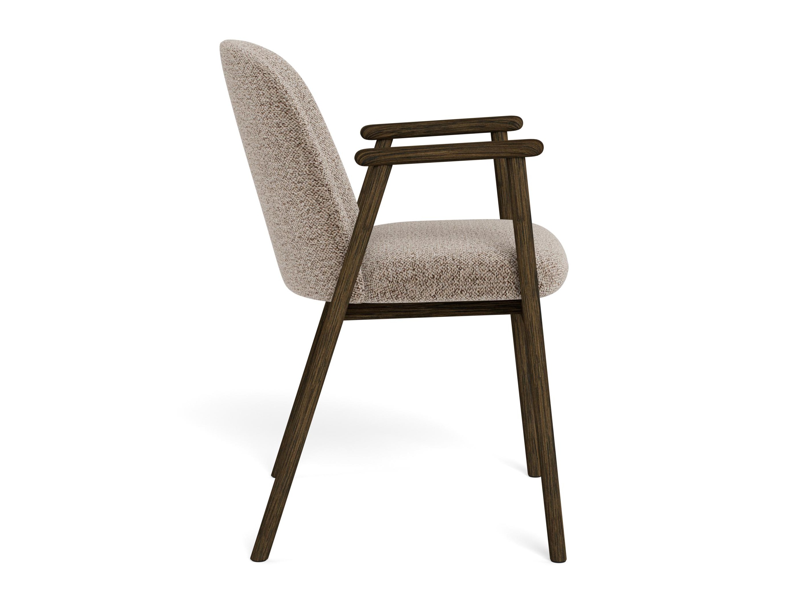 Silla Norsica 890 (Beige + Madera oscura)
