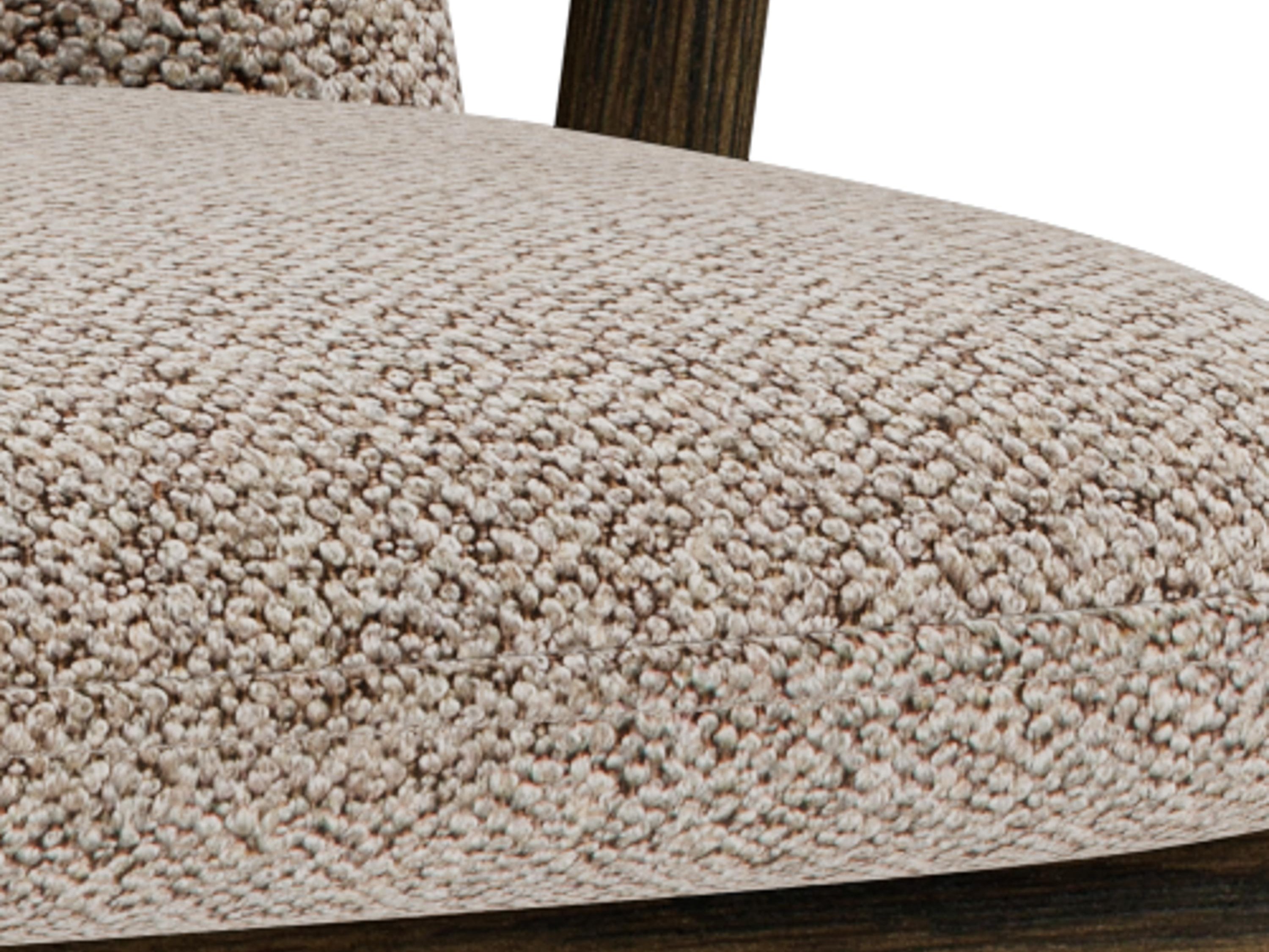 Silla Norsica 890 (Beige + Madera oscura)