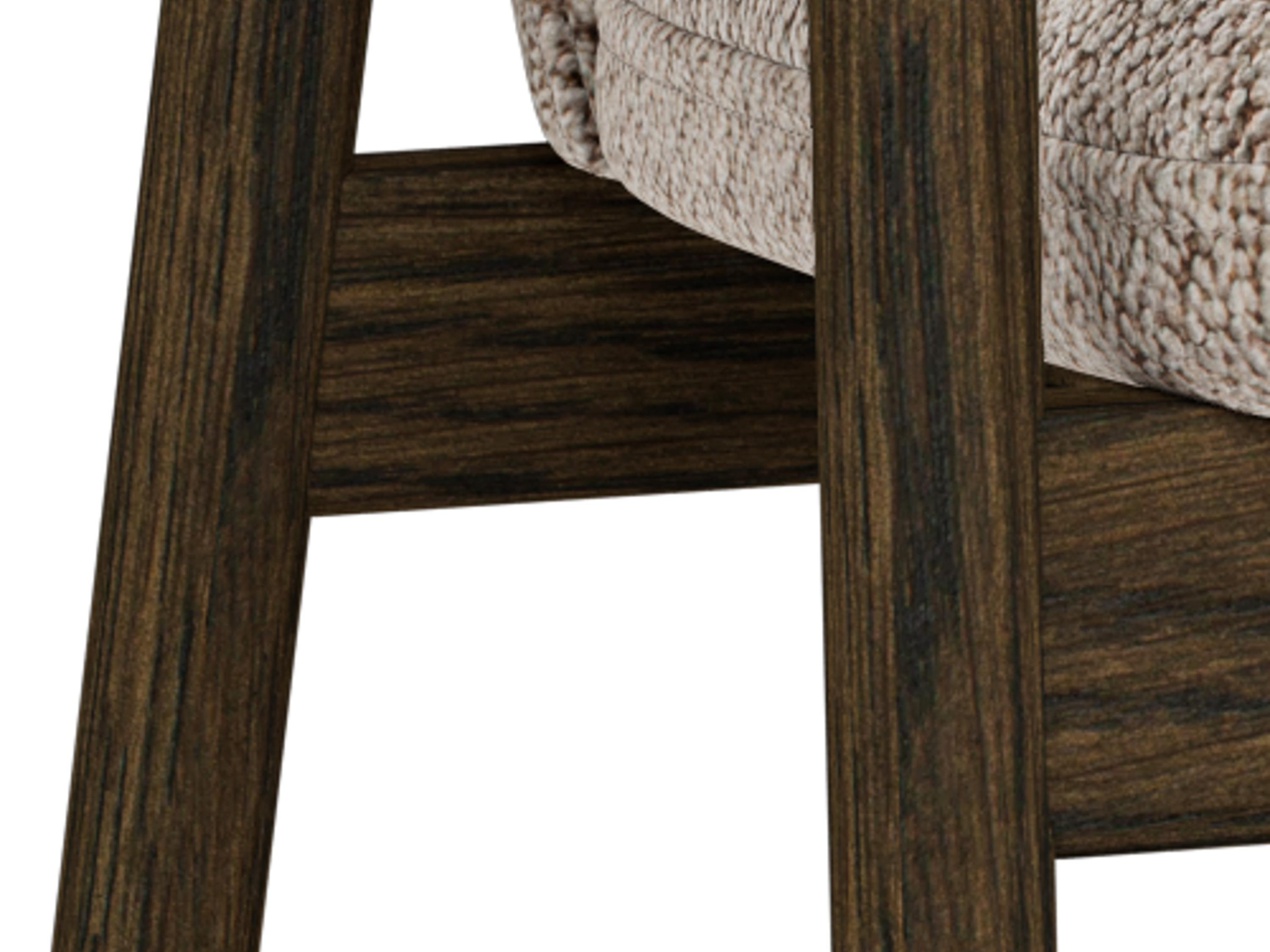 Silla Norsica 890 (Beige + Madera oscura)