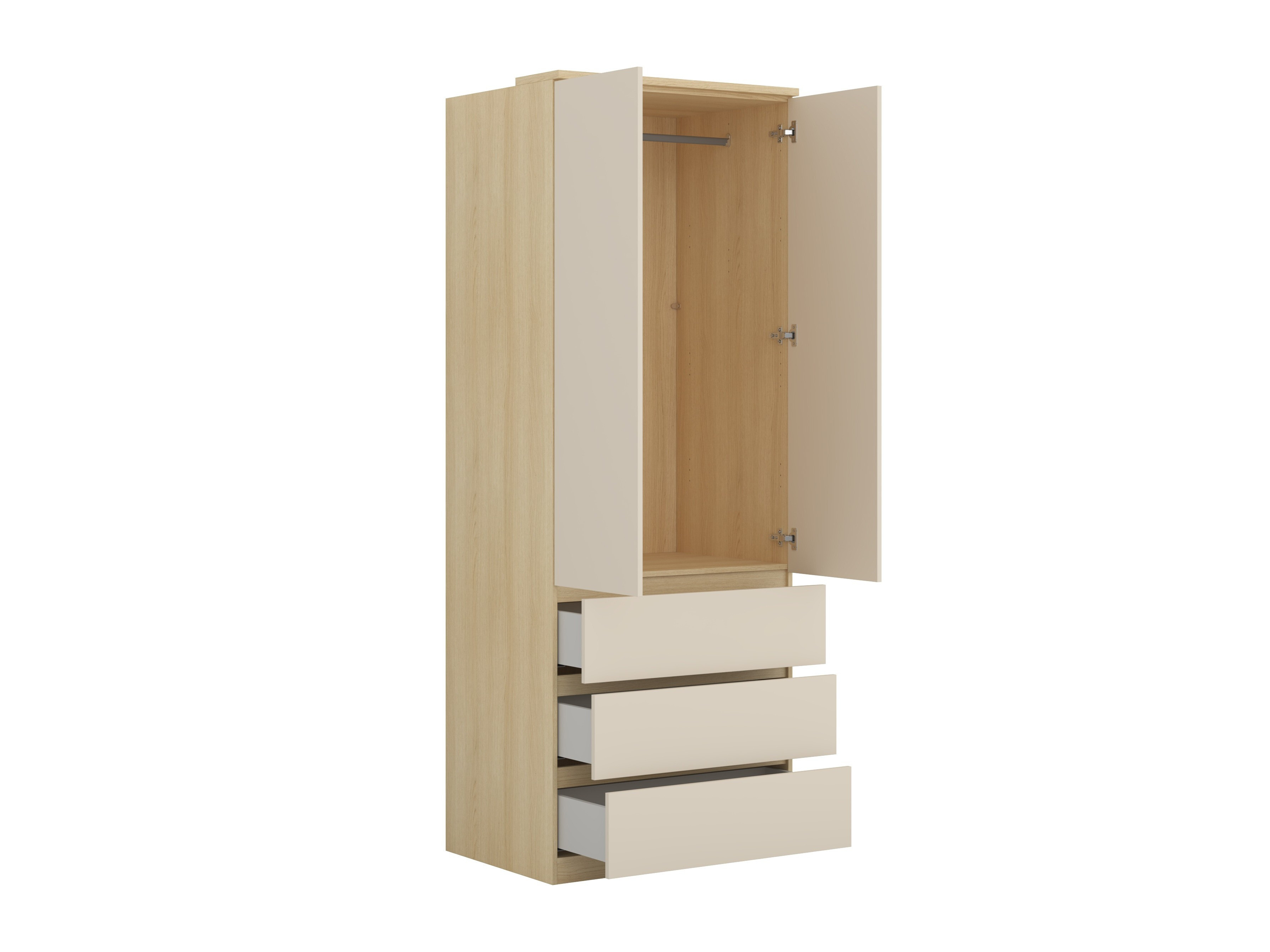 Armario Nolcala 110 (Roble + Beige)