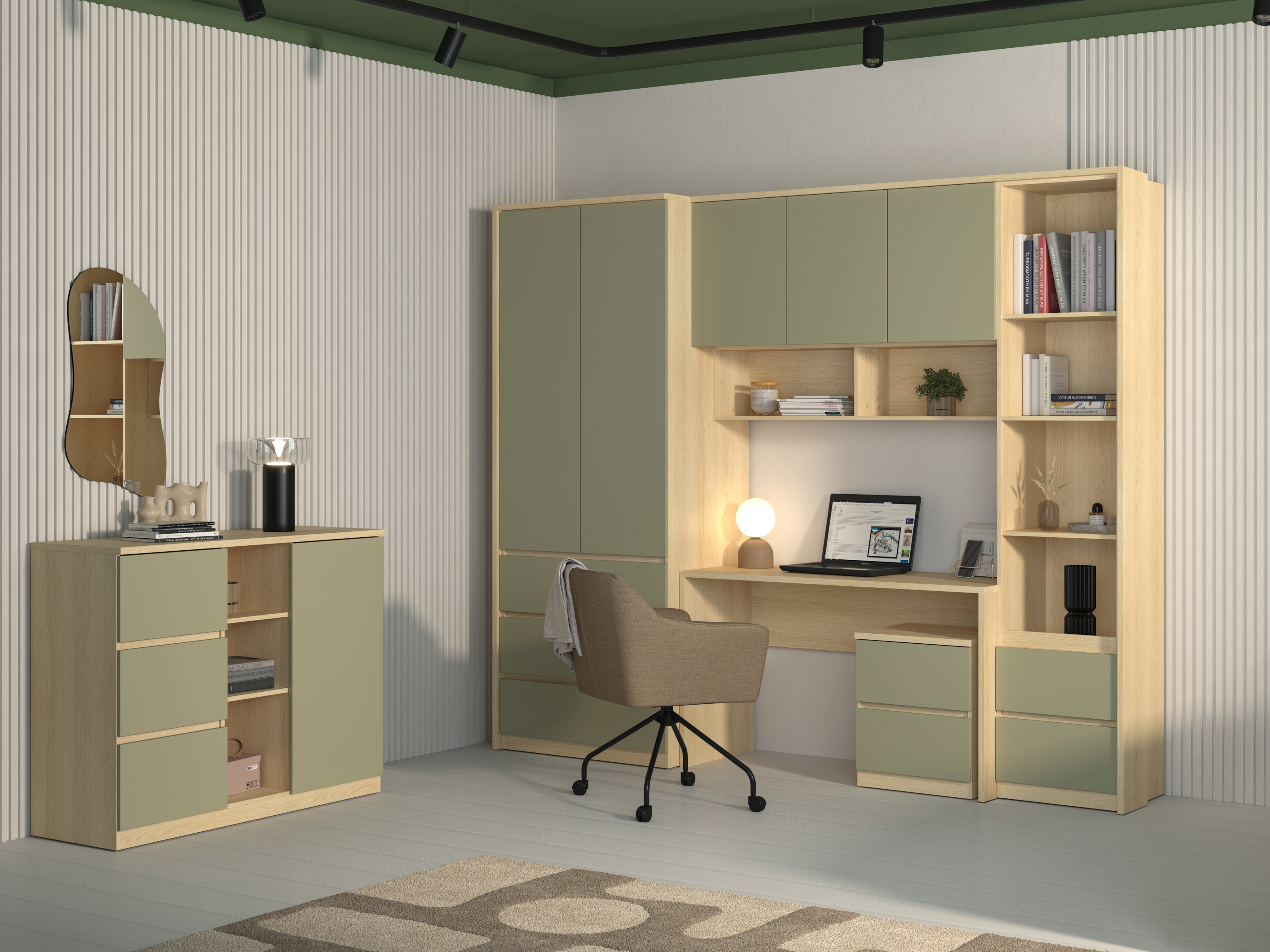 Cómoda Nolcala 109 (Roble + Eucalipto)