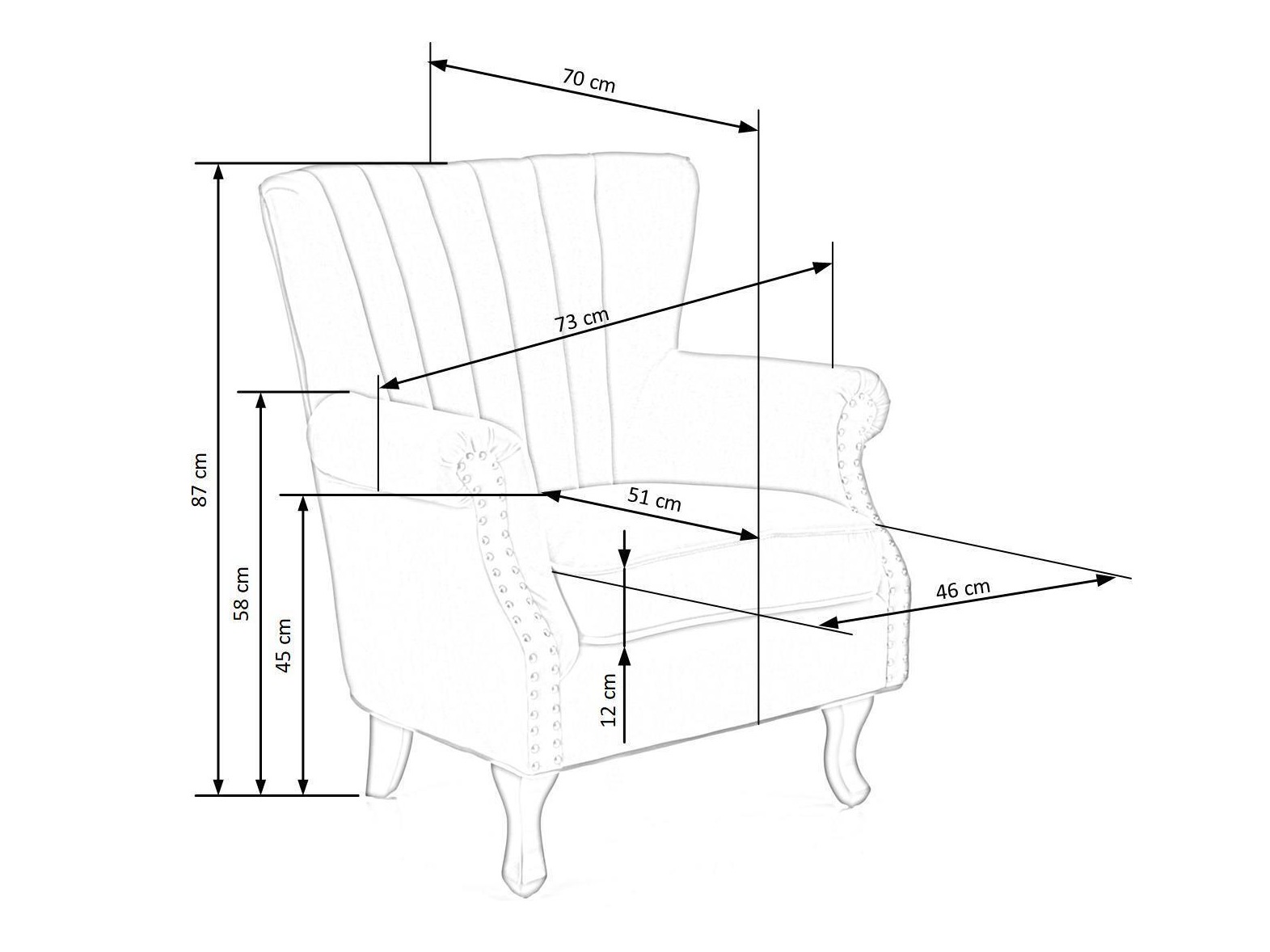 Sillón Houston 1105 (Verde oscuro)