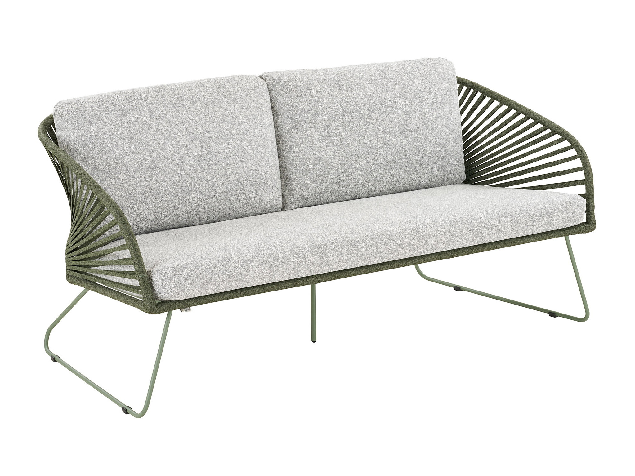 Conjunto de muebles de exterior Brea 298 (Gris + Verde)