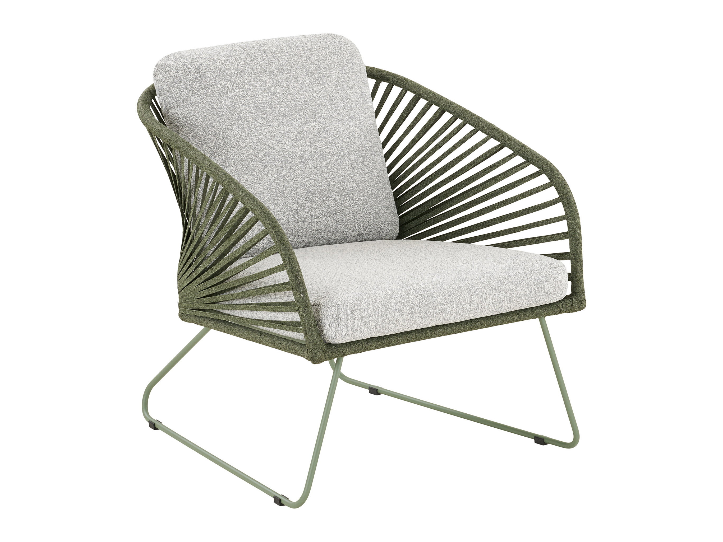 Conjunto de muebles de exterior Brea 298 (Gris + Verde)
