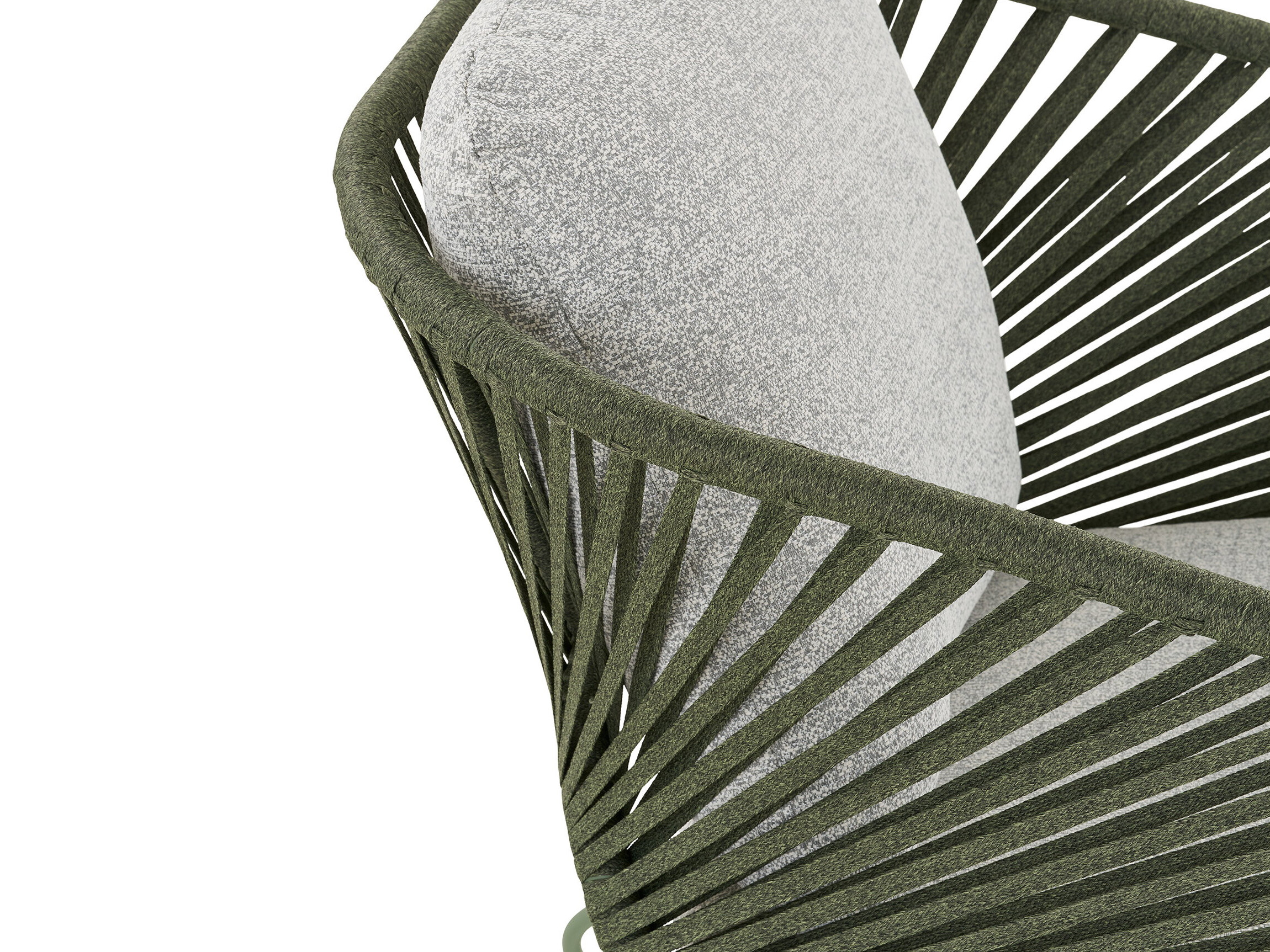 Conjunto de muebles de exterior Brea 298 (Gris + Verde)