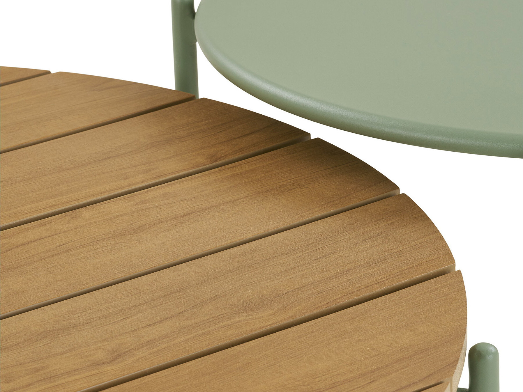 Conjunto de muebles de exterior Brea 298 (Gris + Verde)