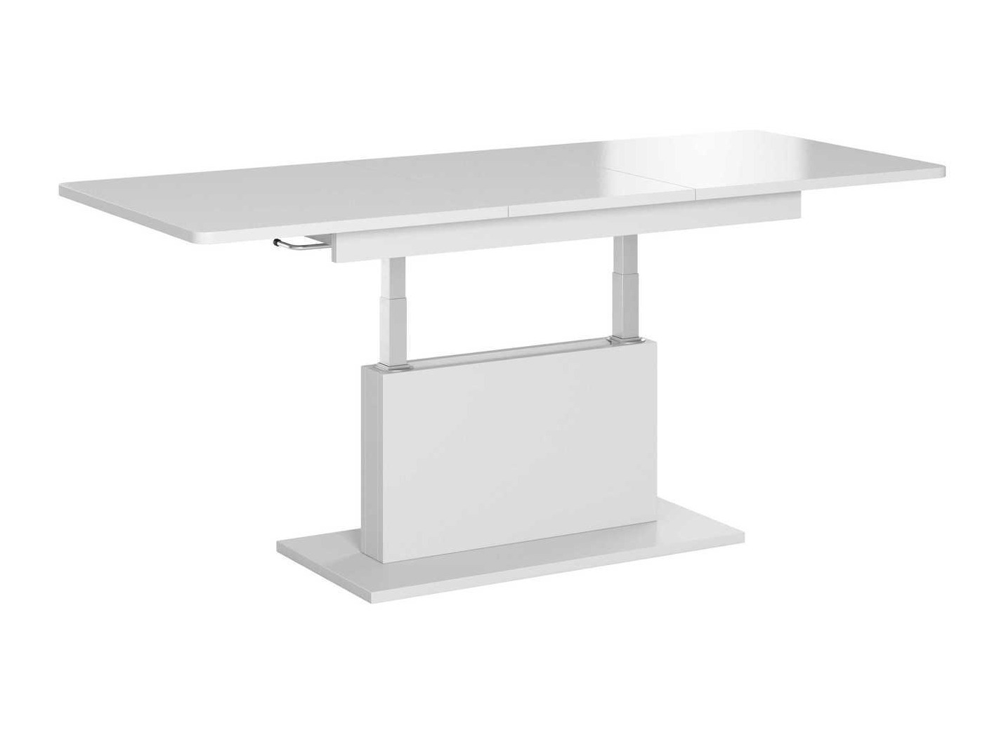 Mesa de centro convertible Houston 1253 (Mate blanco)