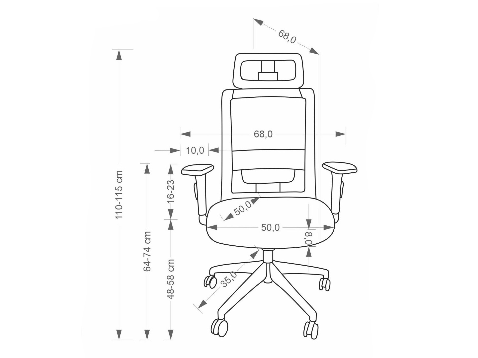 Silla de oficina Houston 2113