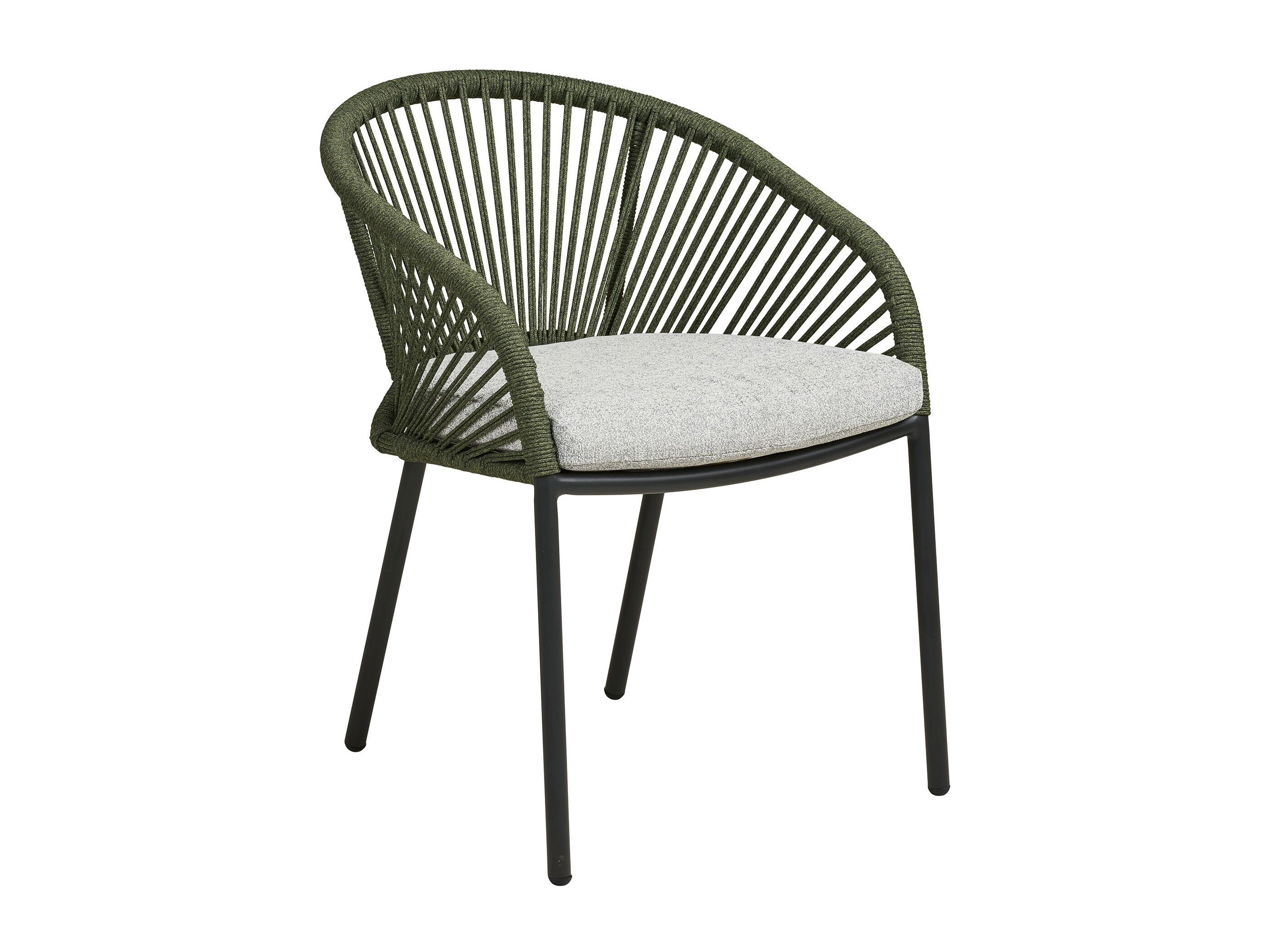 Silla para exterior Brea 297 (Gris + Verde + Negro)