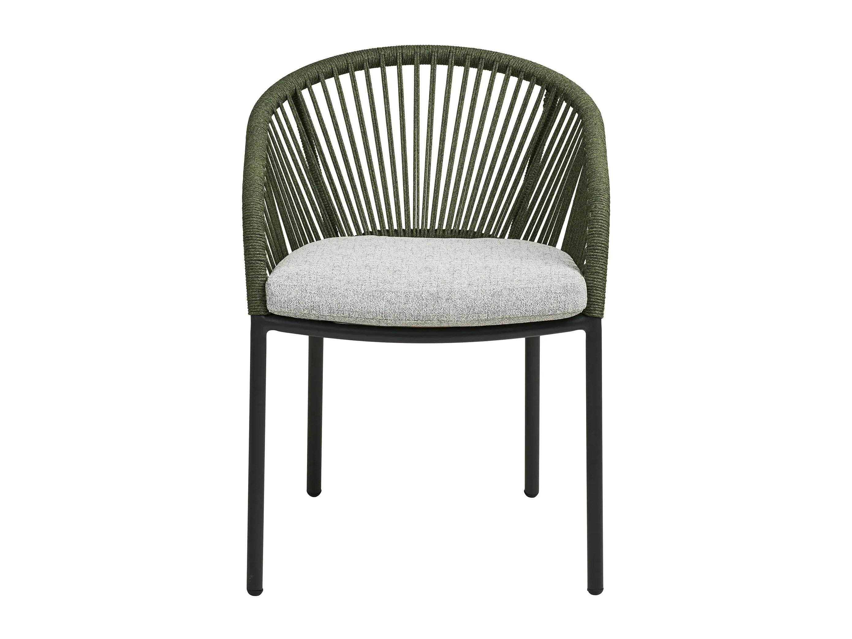 Silla para exterior Brea 297 (Gris + Verde + Negro)