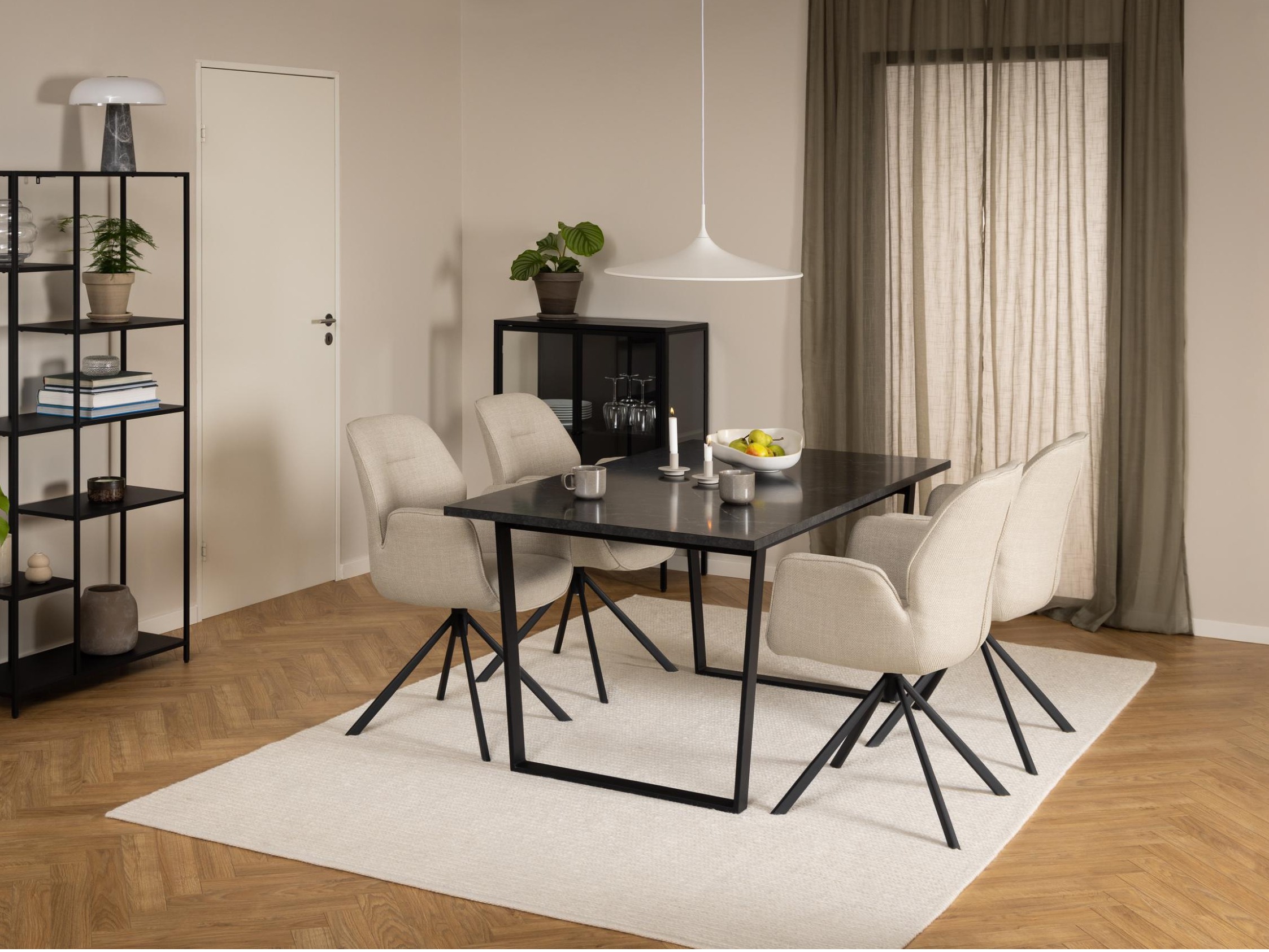 Conjunto de mesas y sillas para comedor Norsica 715