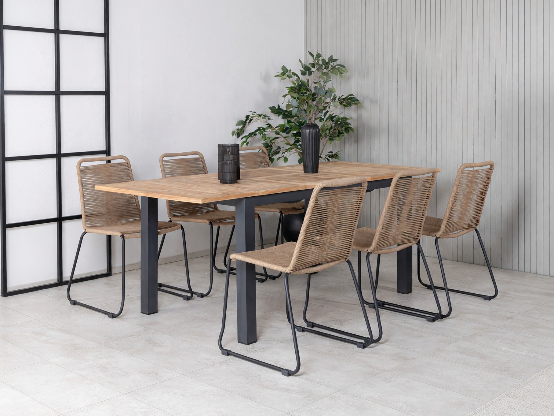 Conjunto de mesa y sillas Dallas 5202