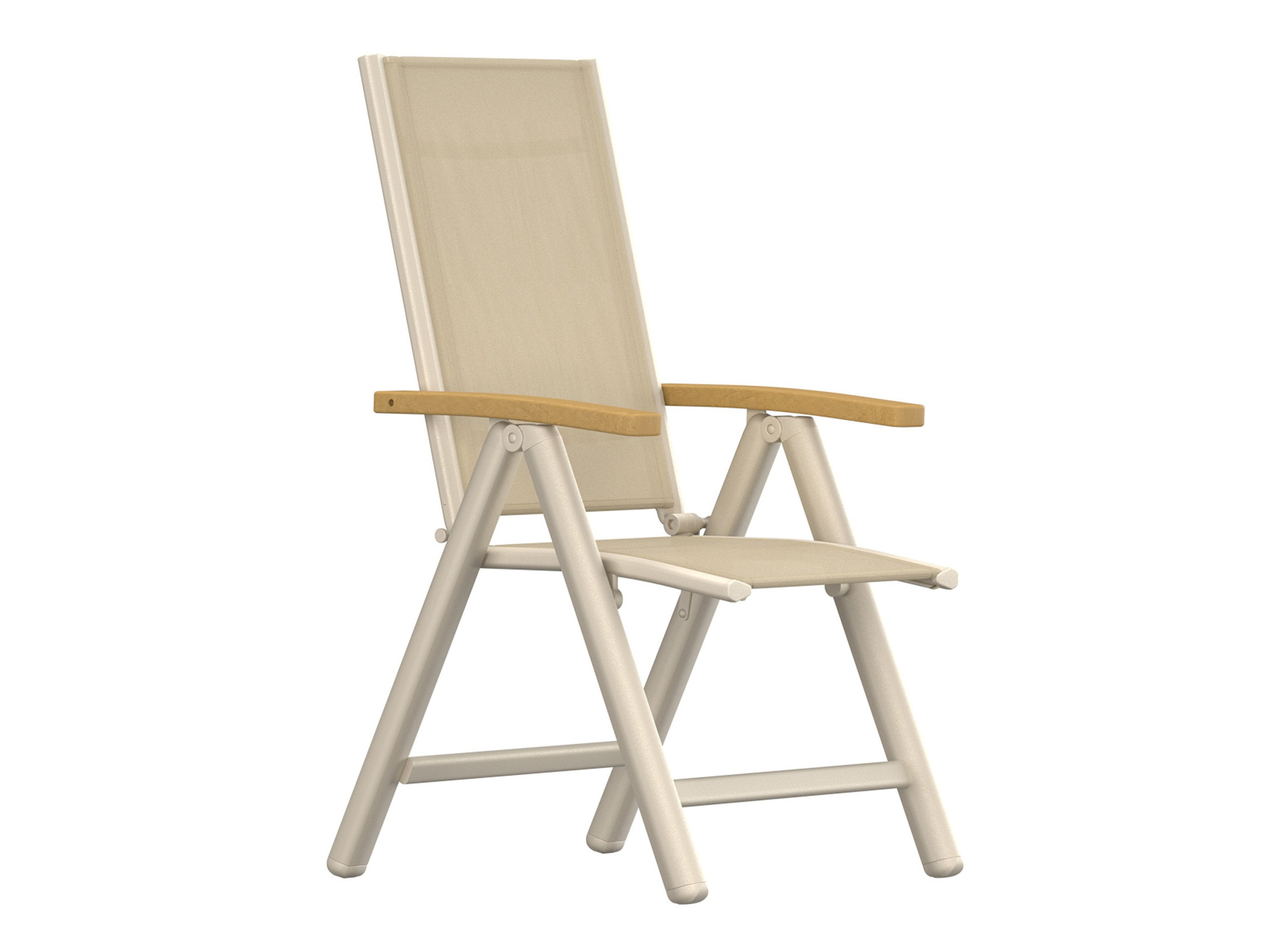 Silla para exterior Dallas 2848 (Beige + Teca)