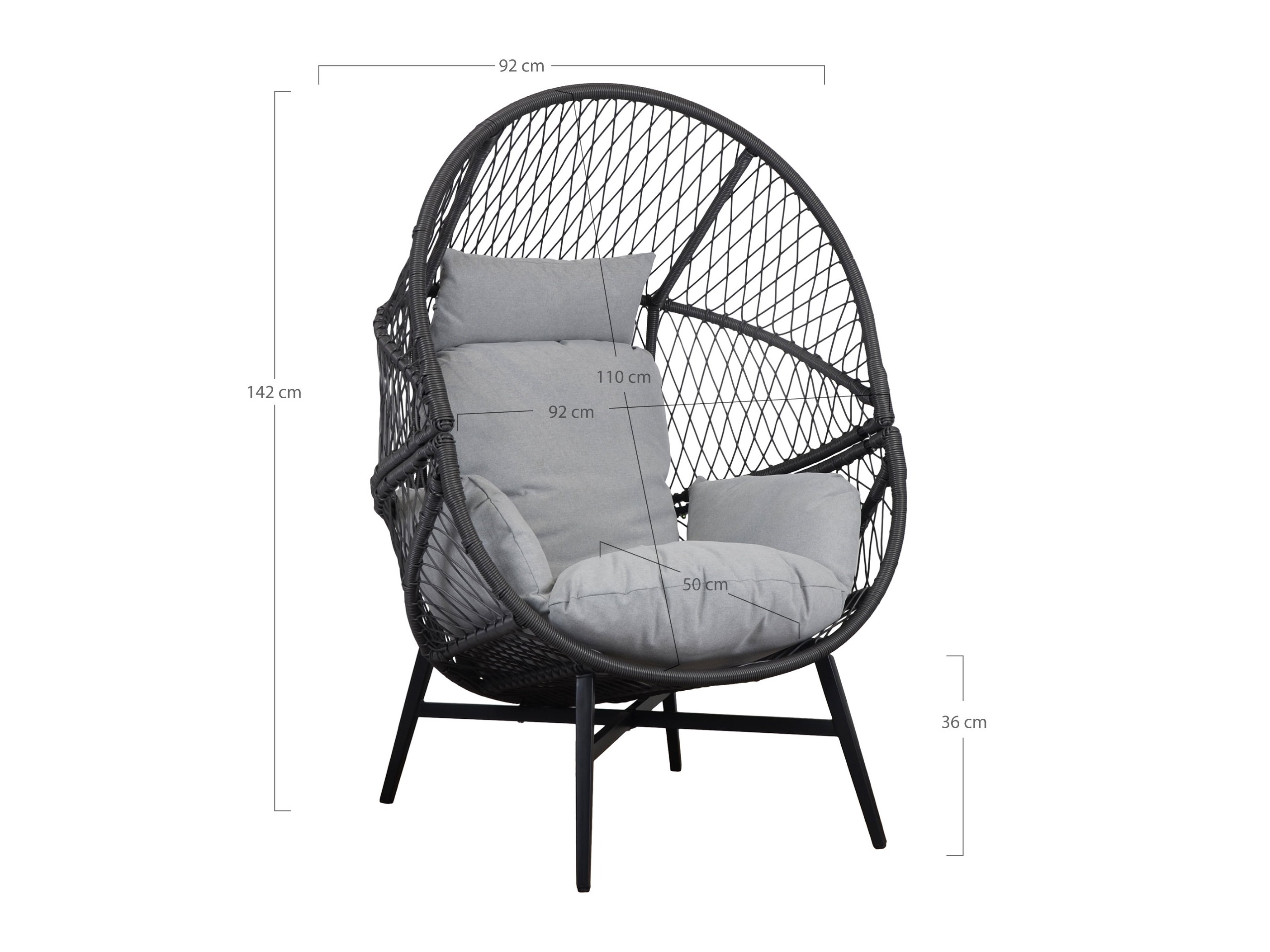 Sillón plara exterior Brea 306