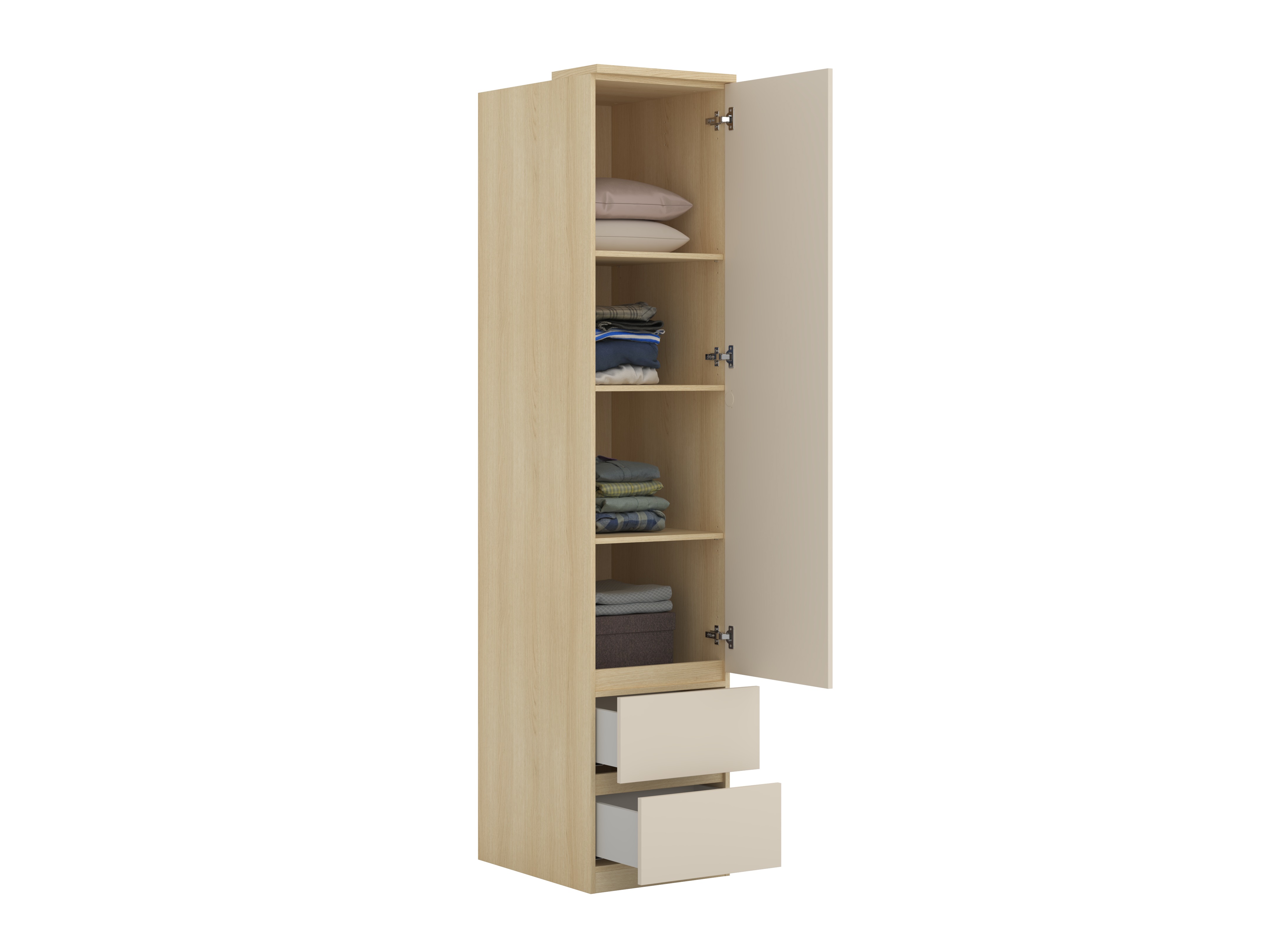 Armario Nolcala 119 (Roble + Beige)