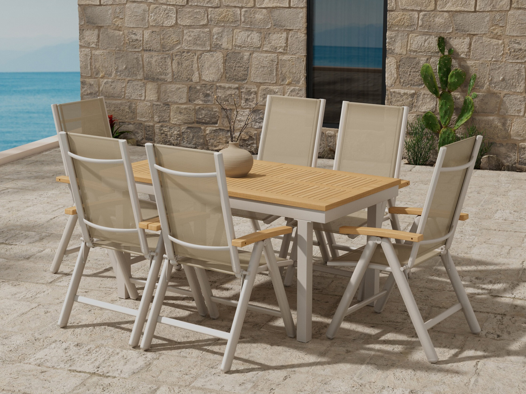 Conjunto de mesa y sillas Dallas 5204