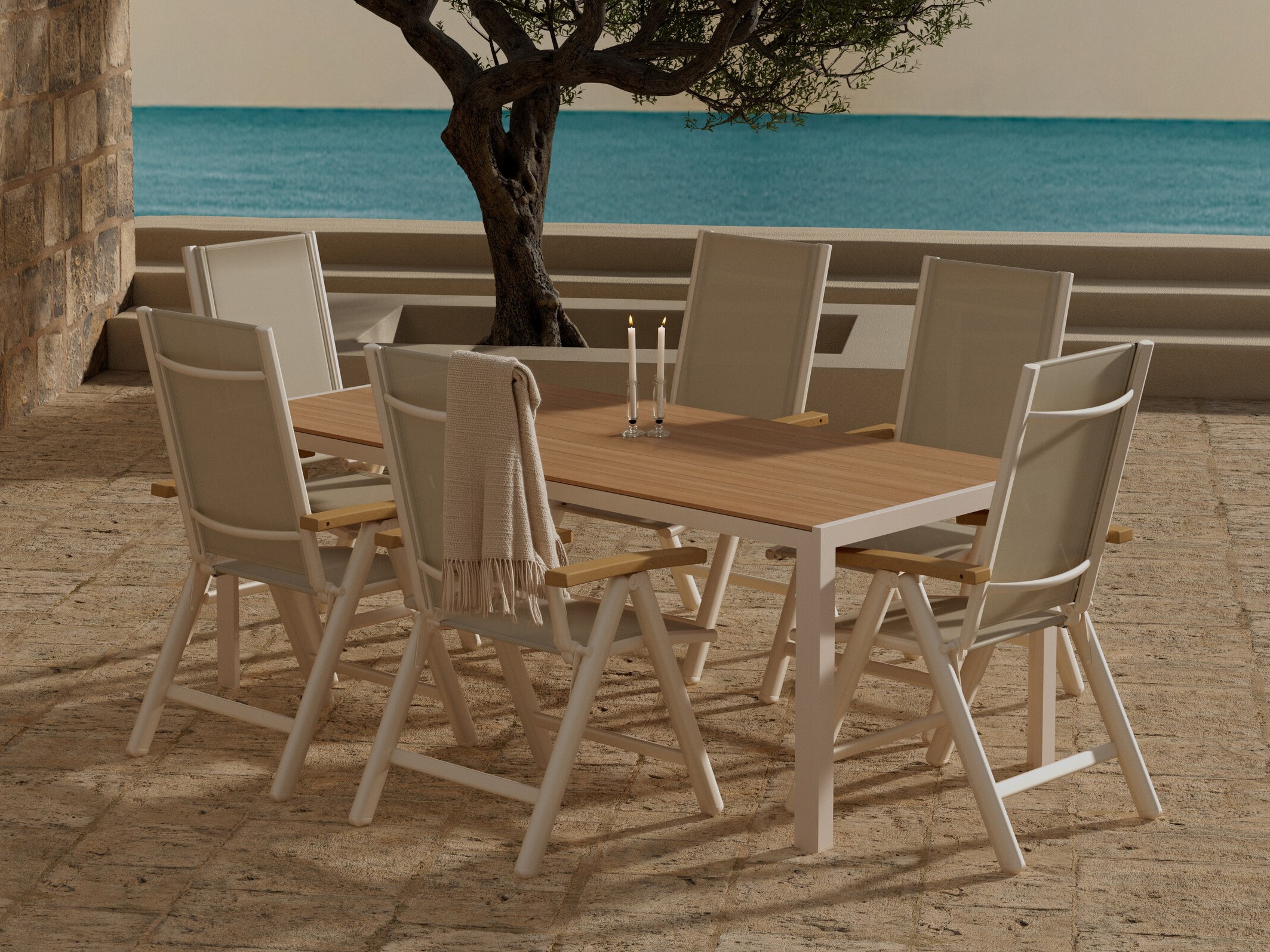 Conjunto de mesa y sillas Dallas 5205