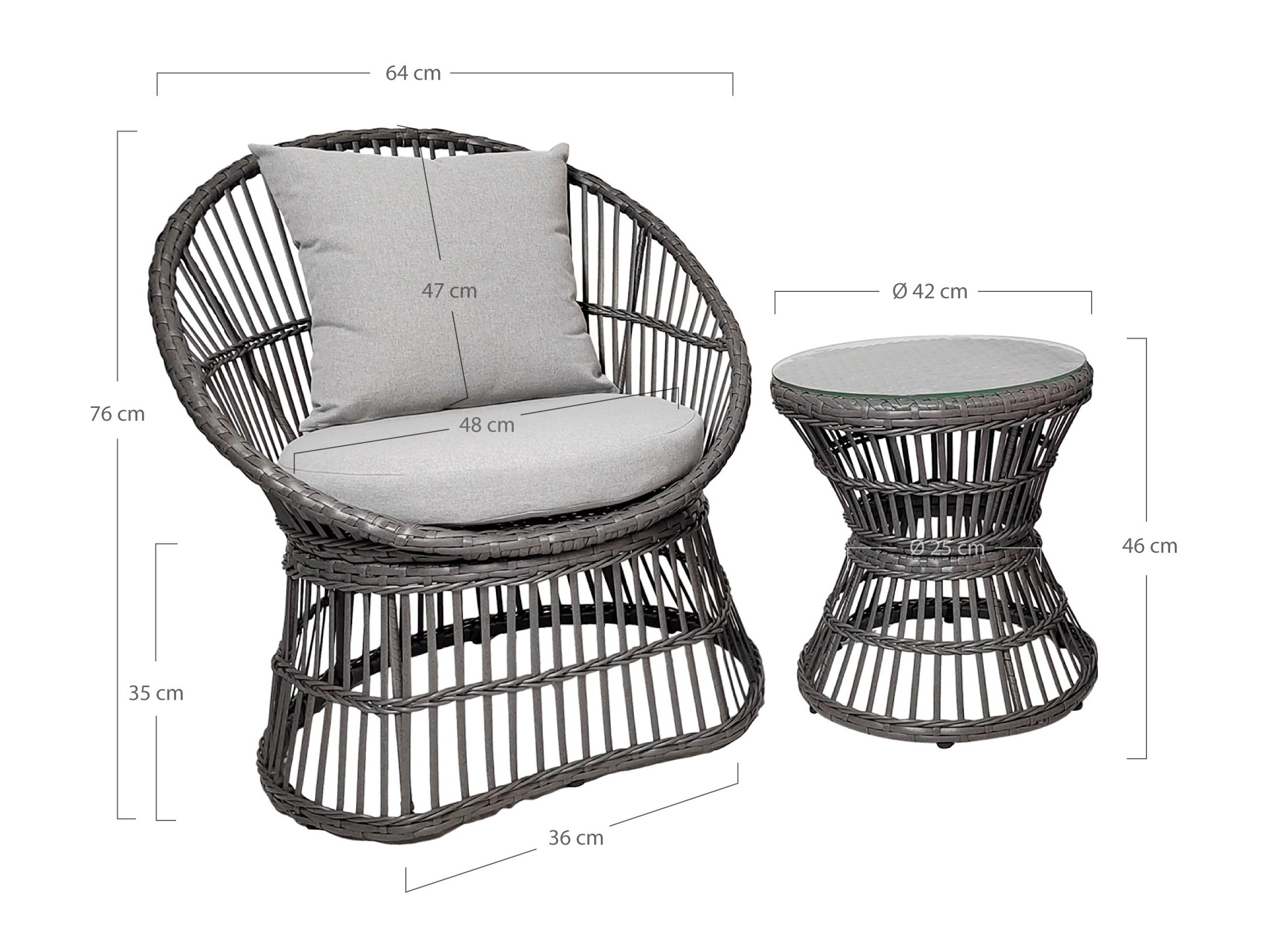 Conjunto de terraza Brea 313