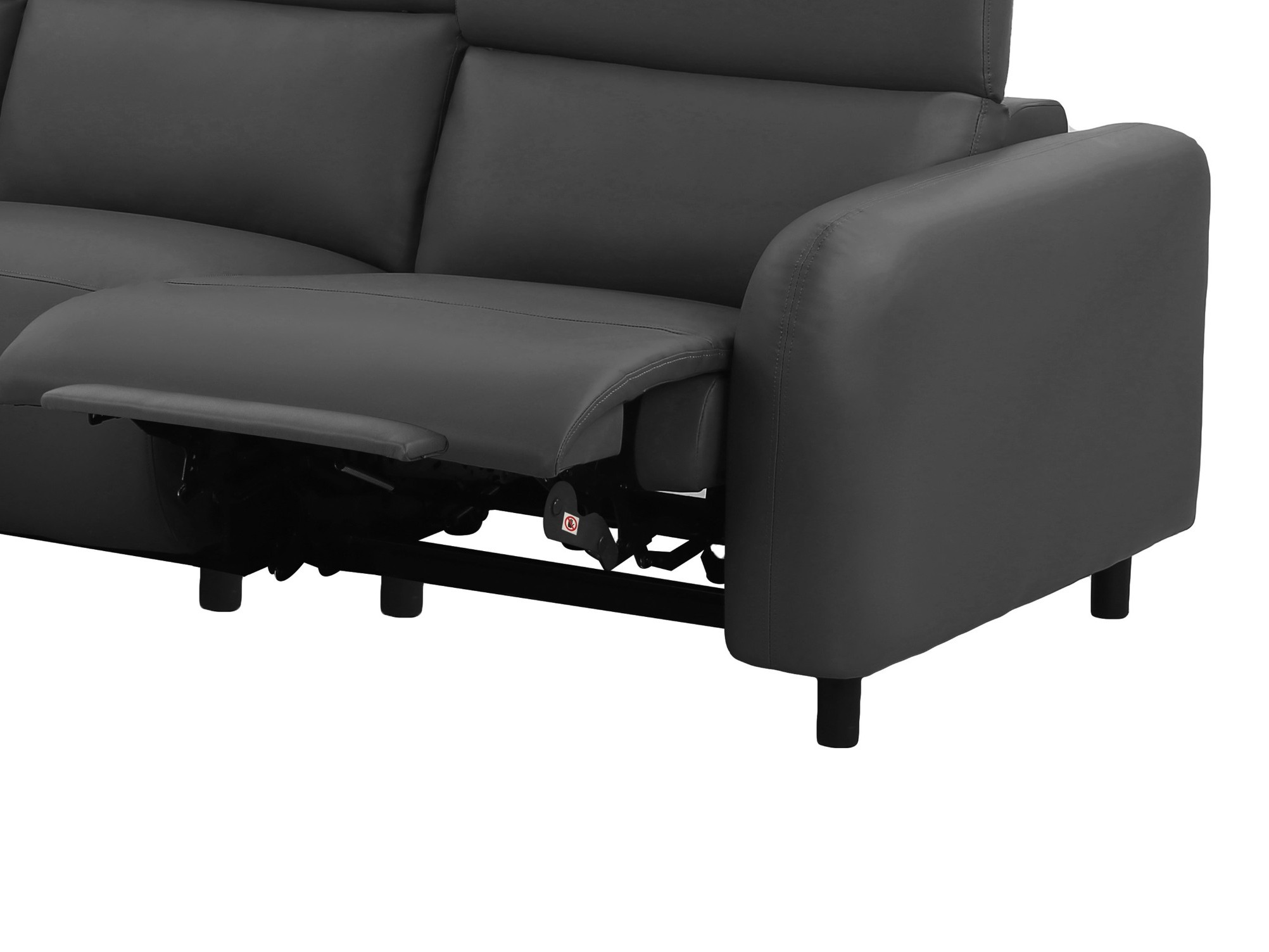 Sillón reclinable de ángulo suave Denton 1509 (Gris oscuro)