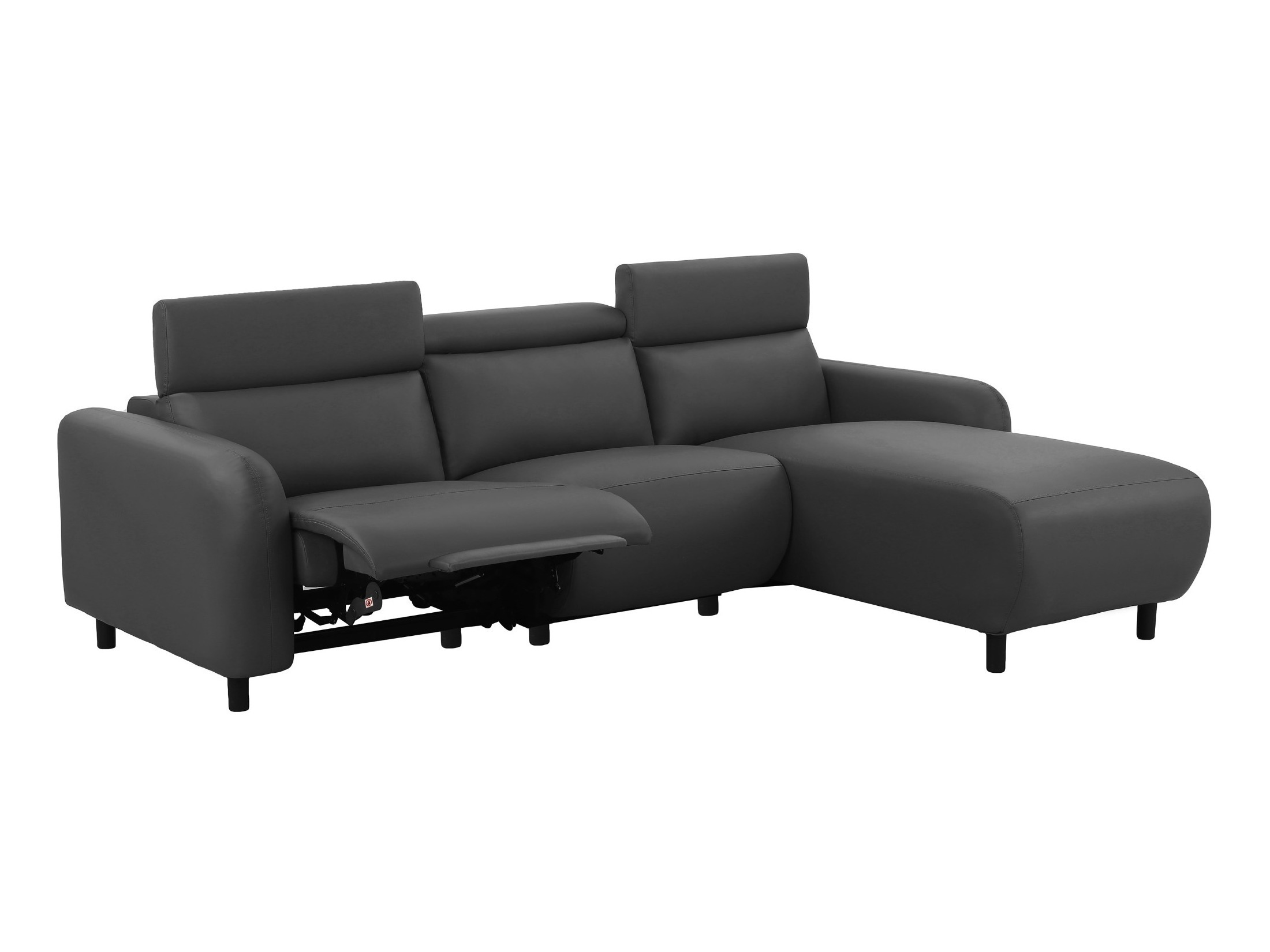 Sillón reclinable de ángulo suave Denton 1509 (Gris oscuro)