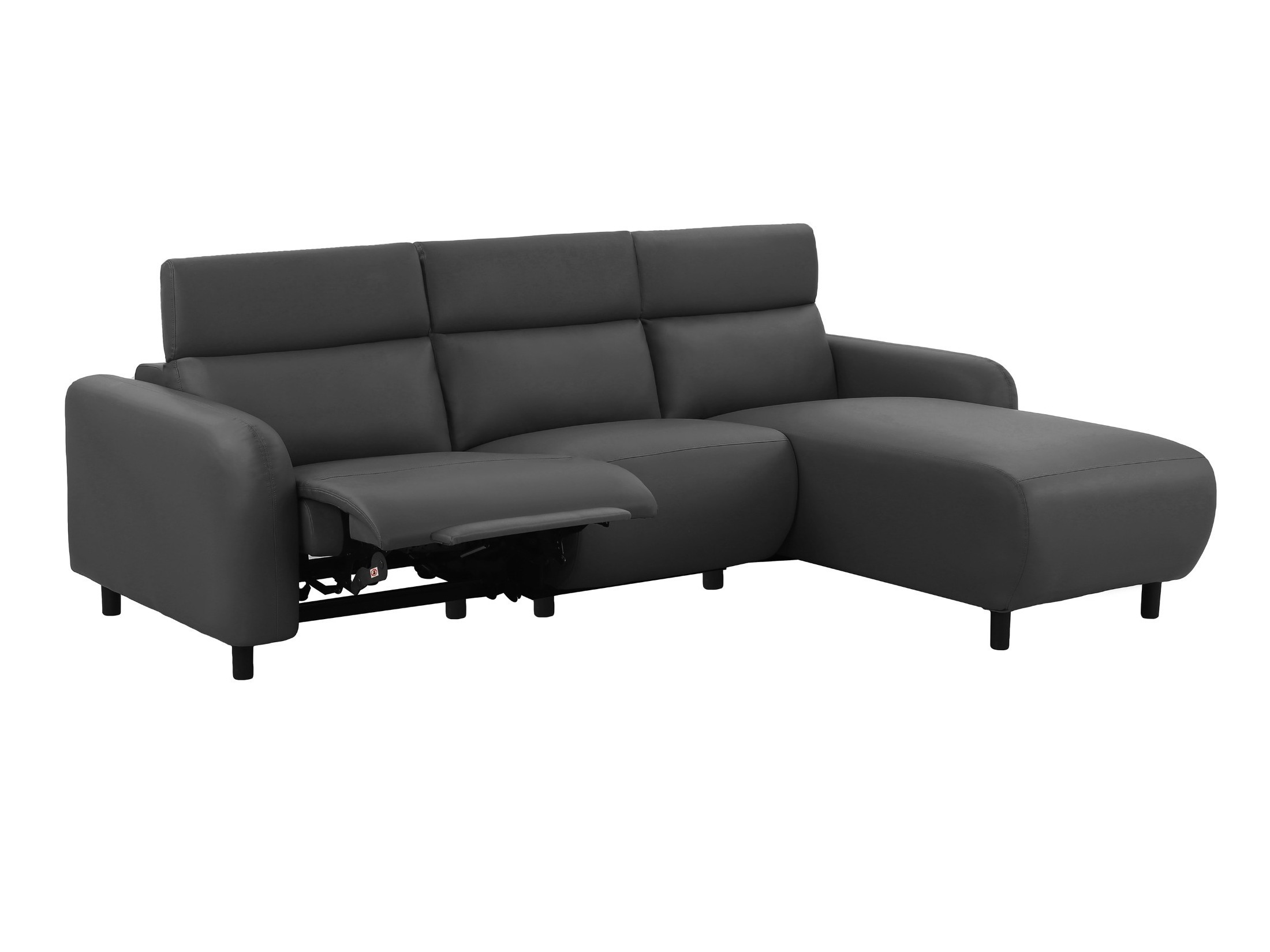 Sillón reclinable de ángulo suave Denton 1509 (Gris oscuro)