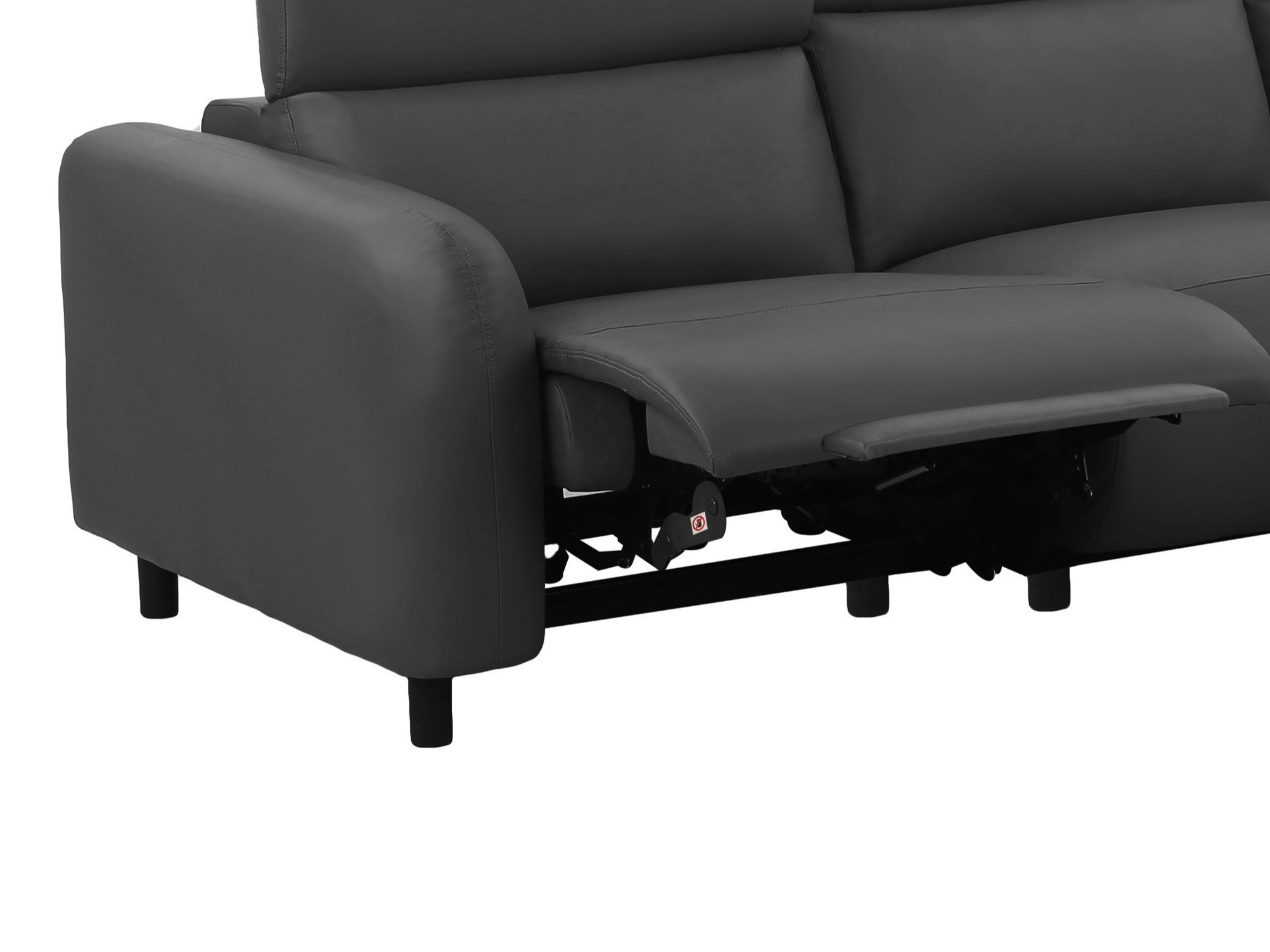 Sillón reclinable de ángulo suave Denton 1509 (Gris oscuro)