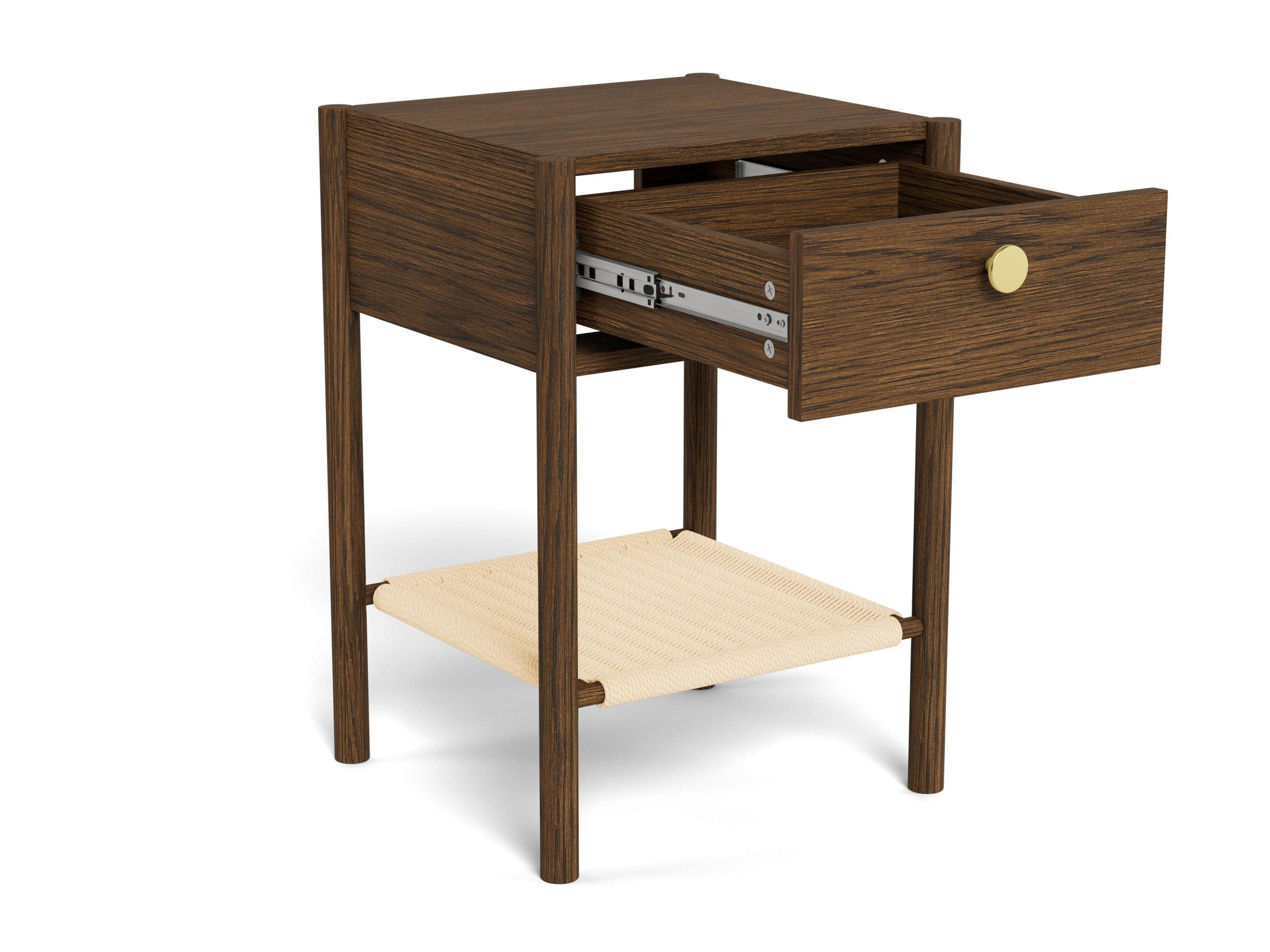 Mesilla de noche Norsica 983 (Roble oscuro)