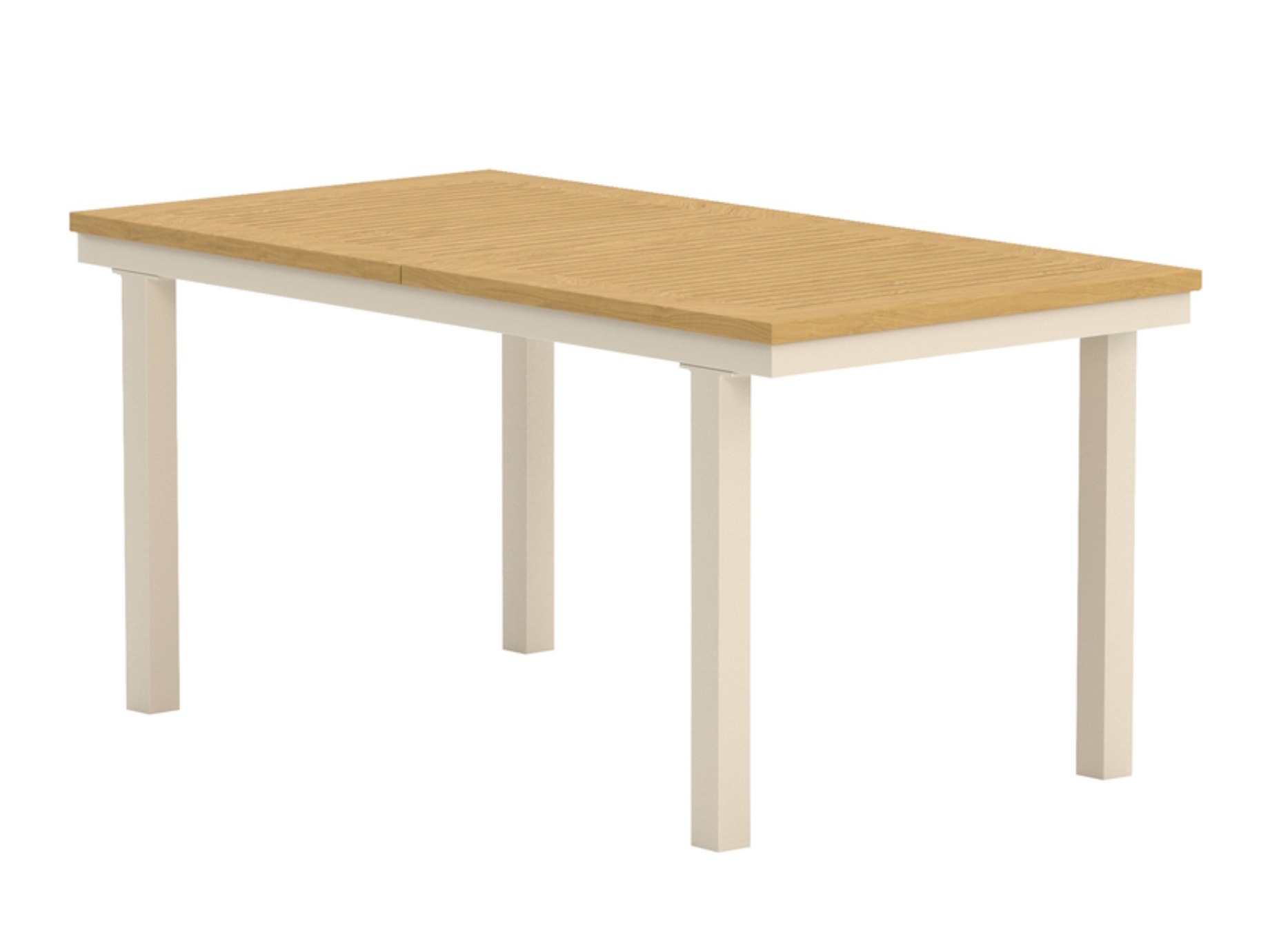 Conjunto de mesa y sillas Dallas 5203 (Teca + Beige)