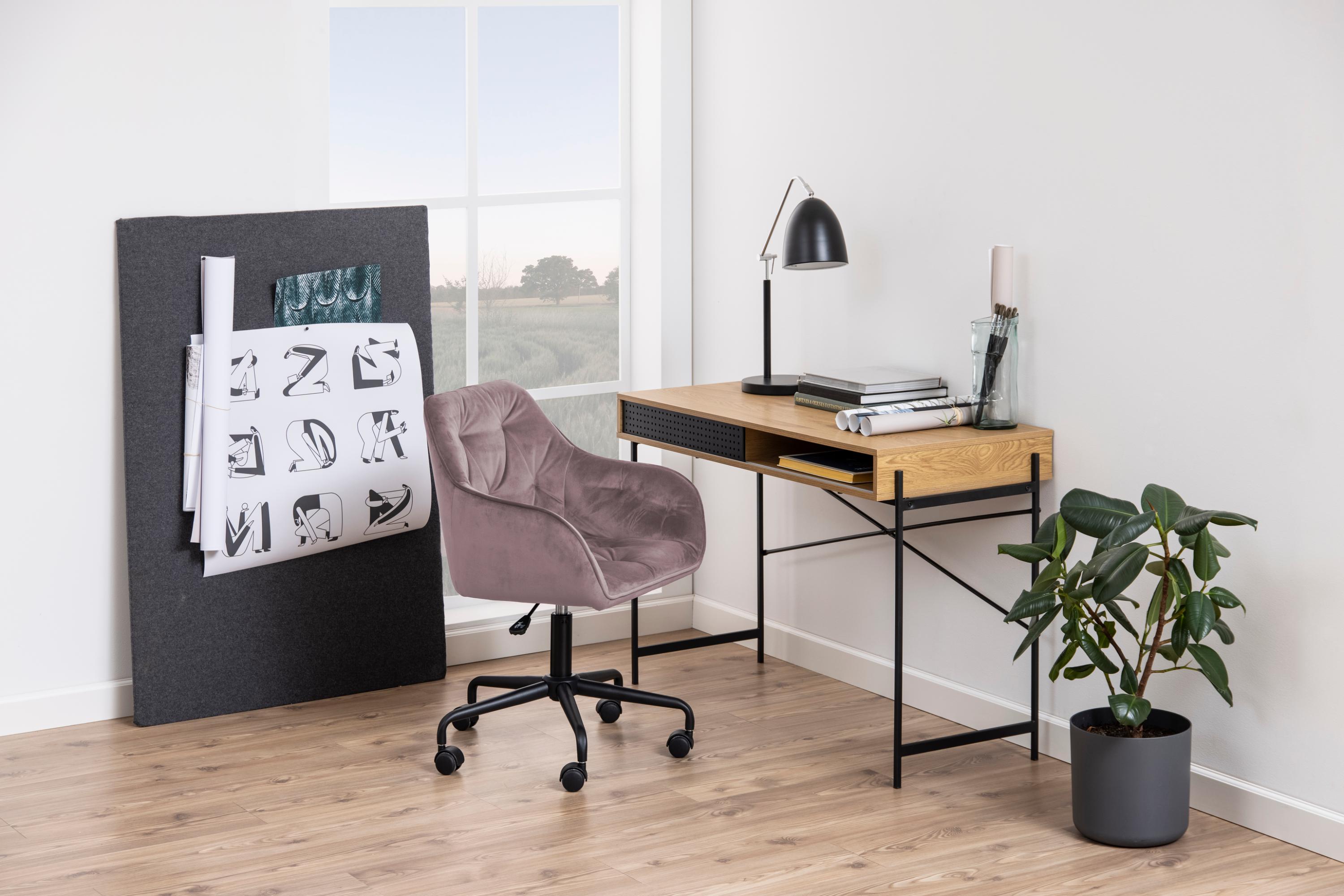 Silla de oficina Norsica 475 (Rosa Dusty)