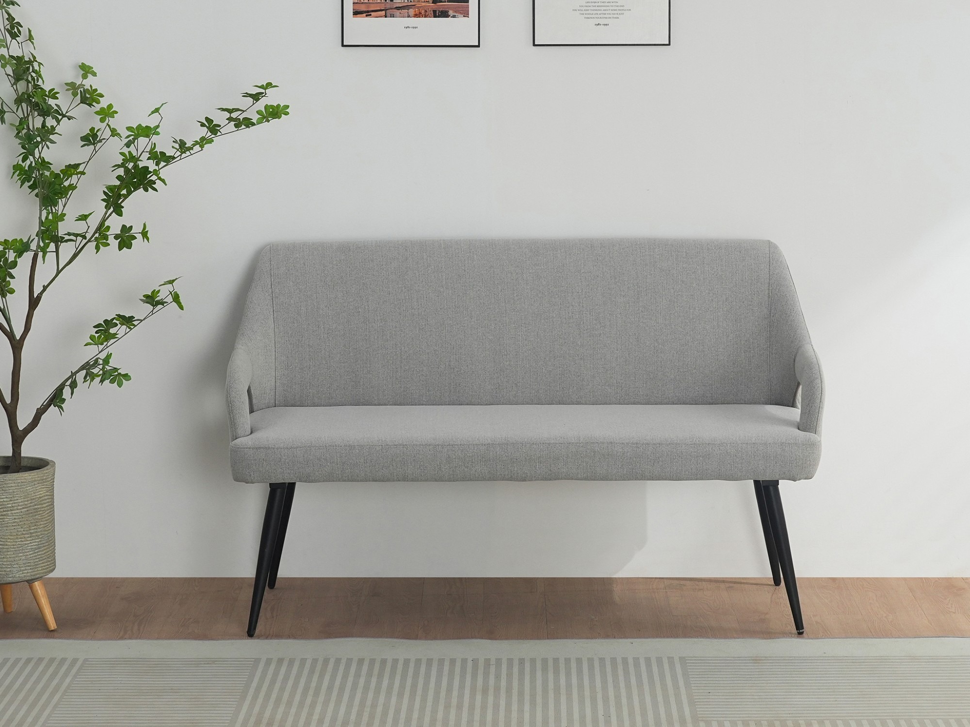 Banco tapizado Denton 1556