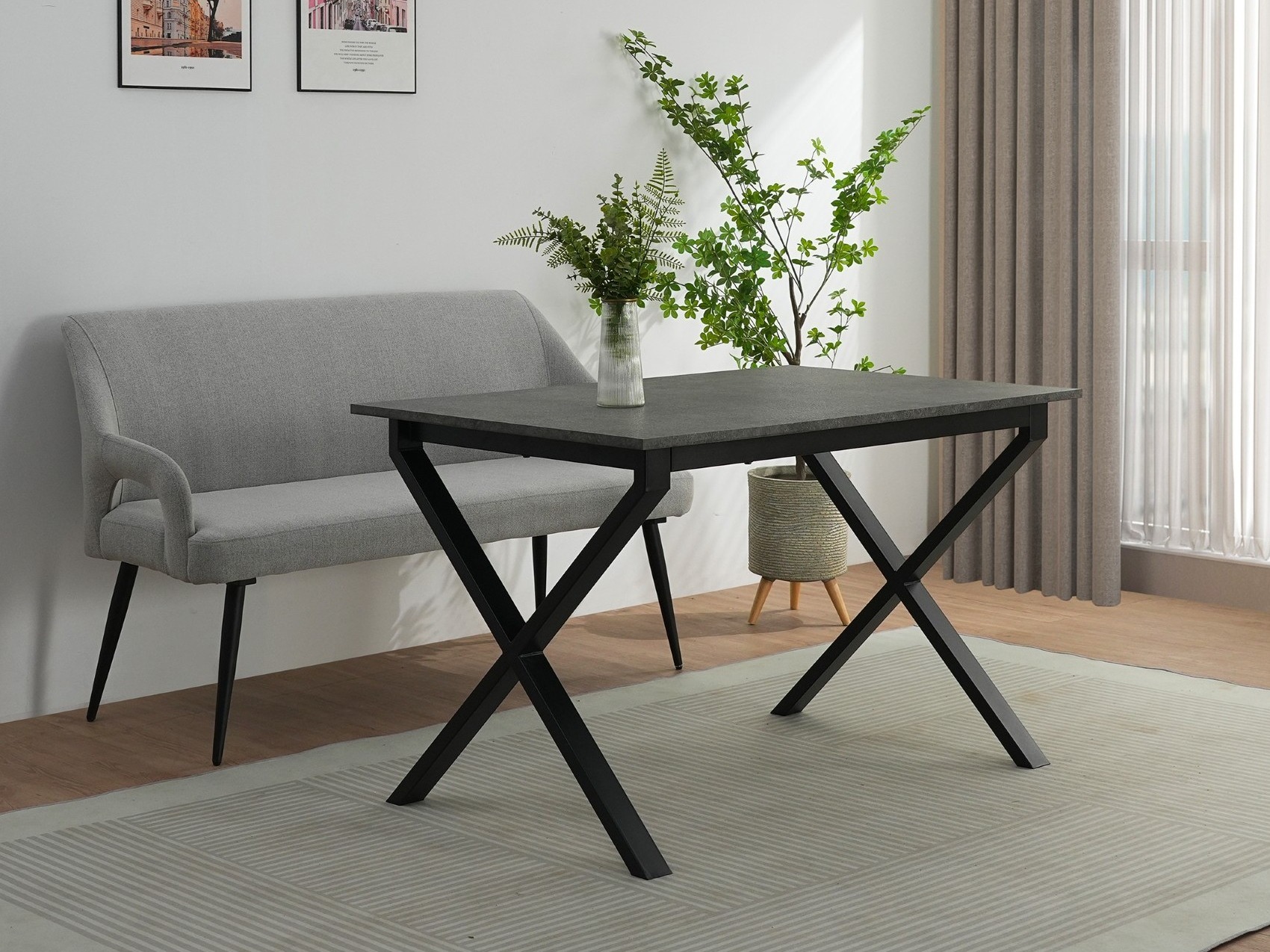 Banco tapizado Denton 1556