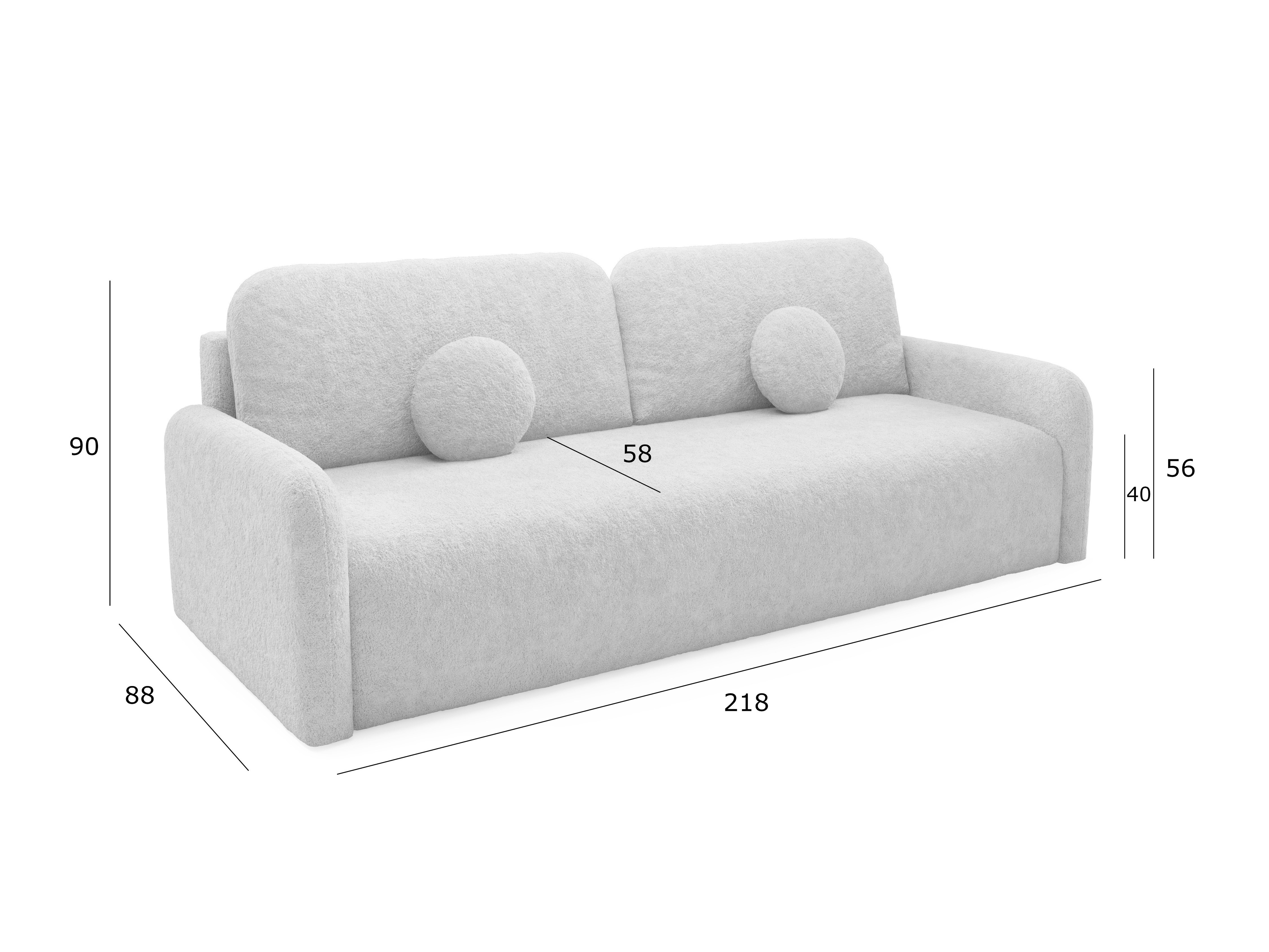Sofá cama Arcadia 107