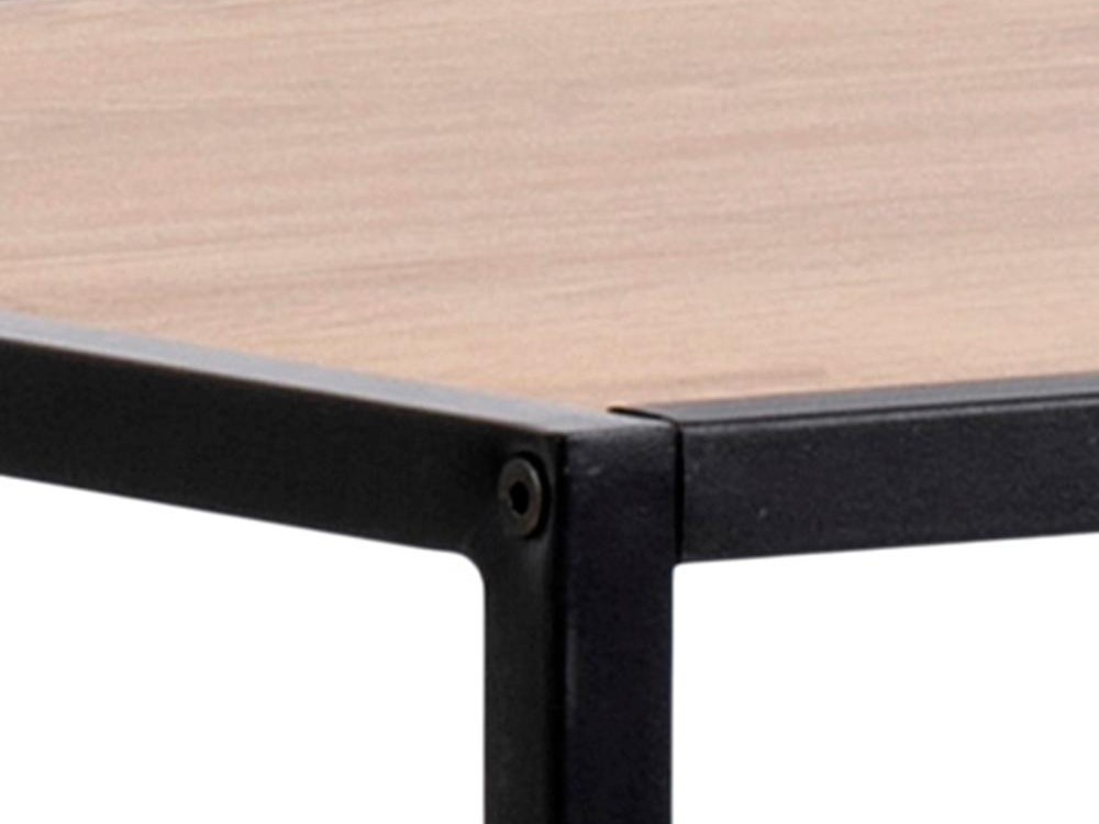 Mesa de bar Norsica Sevferi 162 (Negro + Roble salvaje)