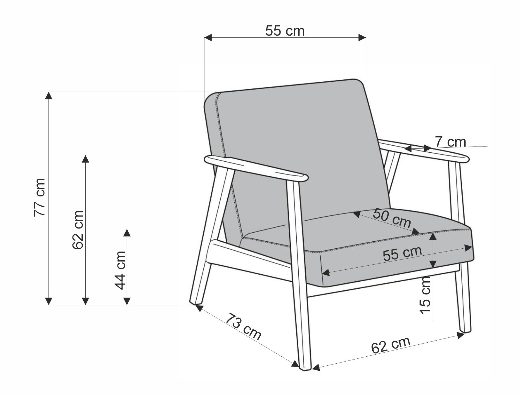 Sillón Houston 2116 (Castel 39)