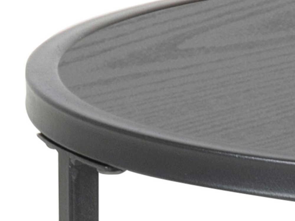 Mesa auxiliar Norsica Sevferi 118 (Cenizas negro + Negro)