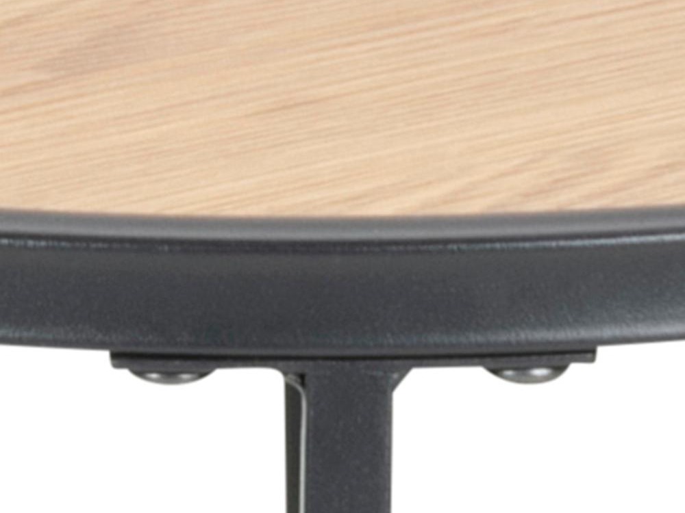 Mesa auxiliar Norsica Sevferi 118 (Roble salvaje + Negro)