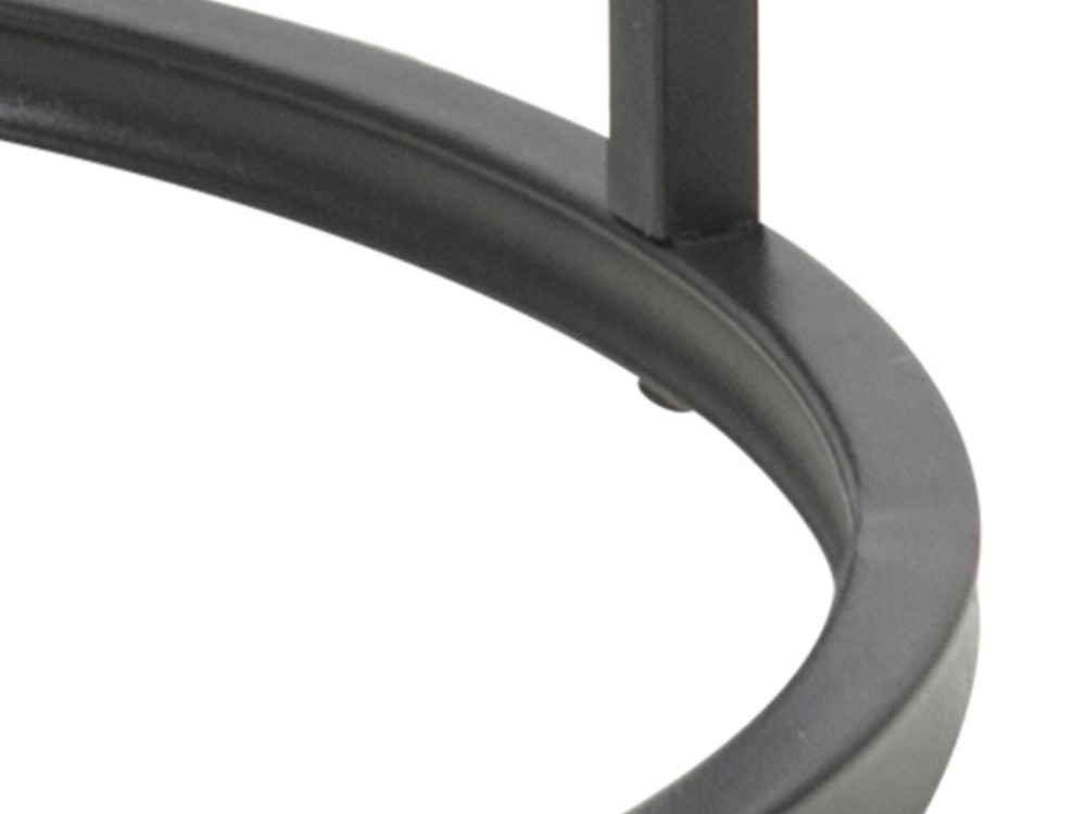 Mesa auxiliar Norsica Sevferi 118 (Roble salvaje + Negro)