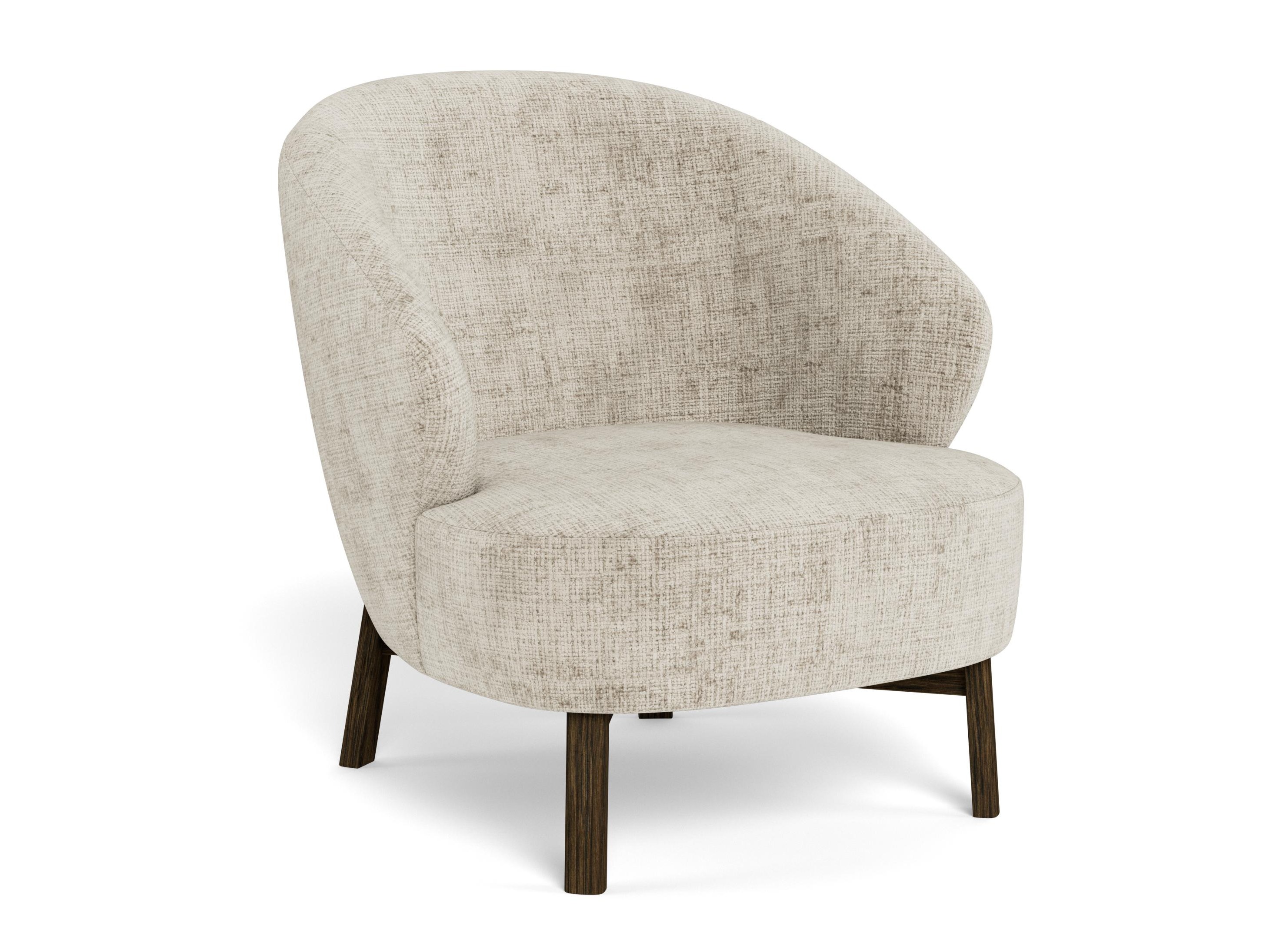 Sillón Norsica 1064 (Beige + Roble oscuro)