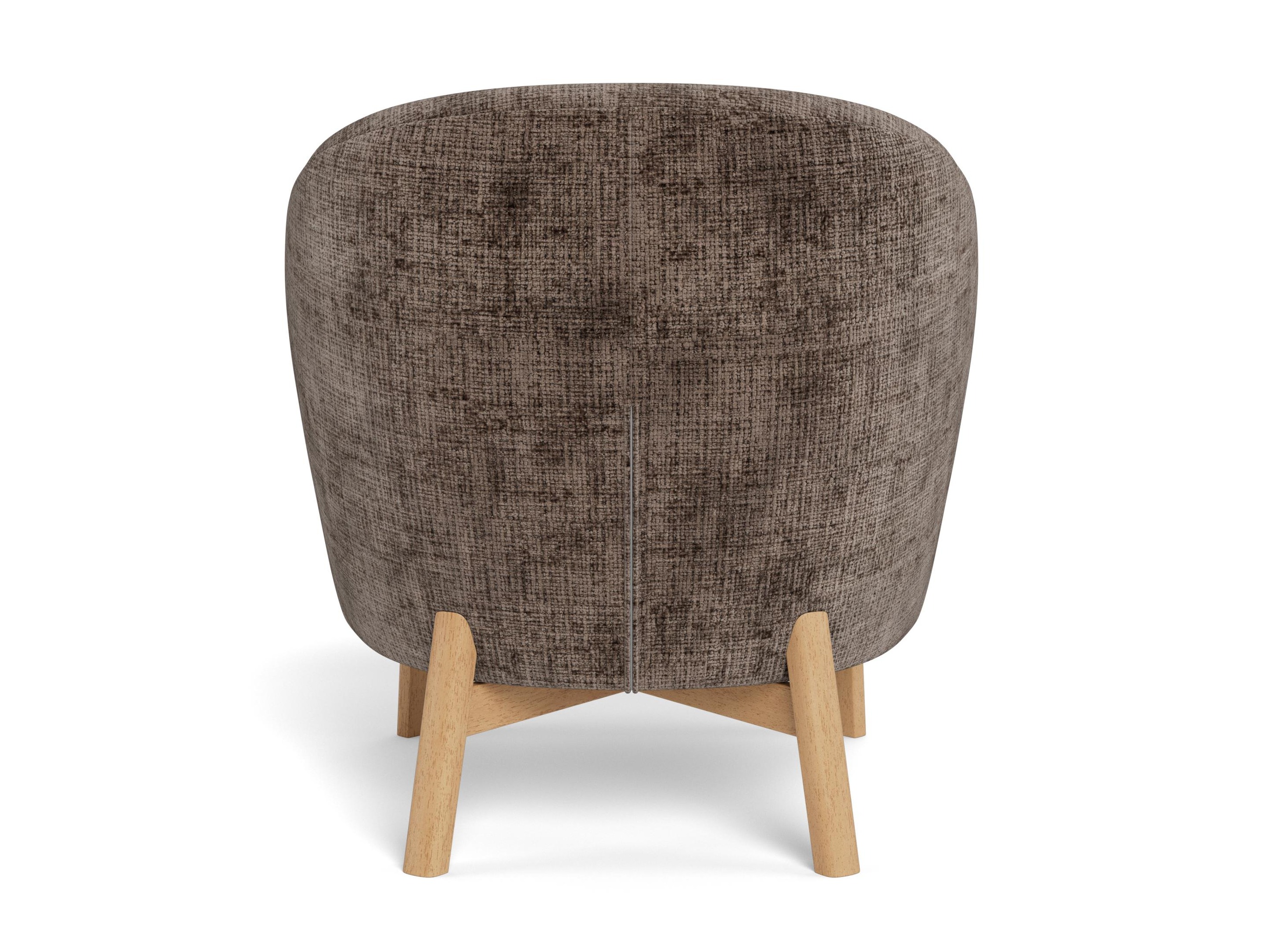 Sillón Norsica 1064 (Marrón oscuro + Roble)
