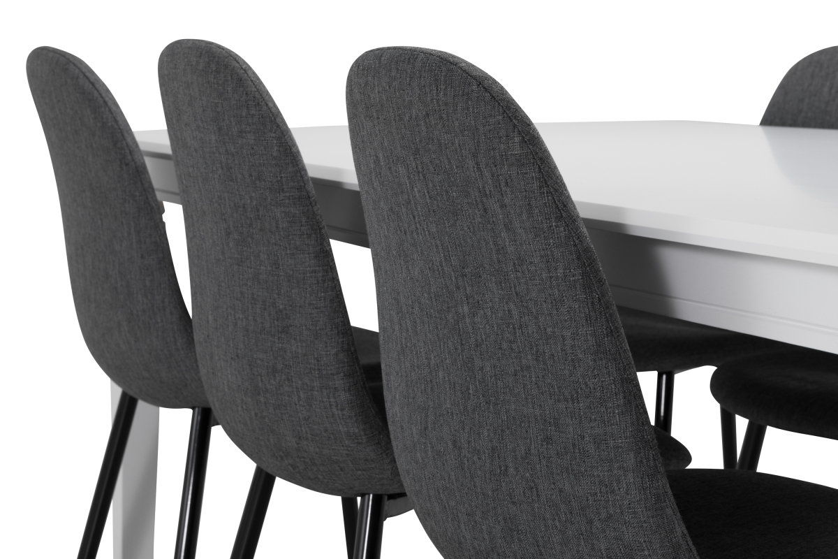 Conjunto de comedor Scandinavian Choice 600 (Gris + Negro)