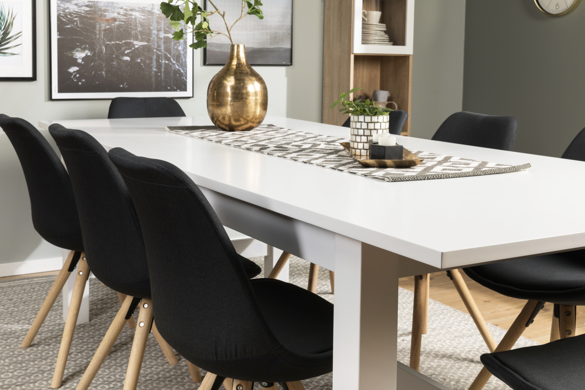 Conjunto de comedor Scandinavian Choice 640 (Gris + Marrón)