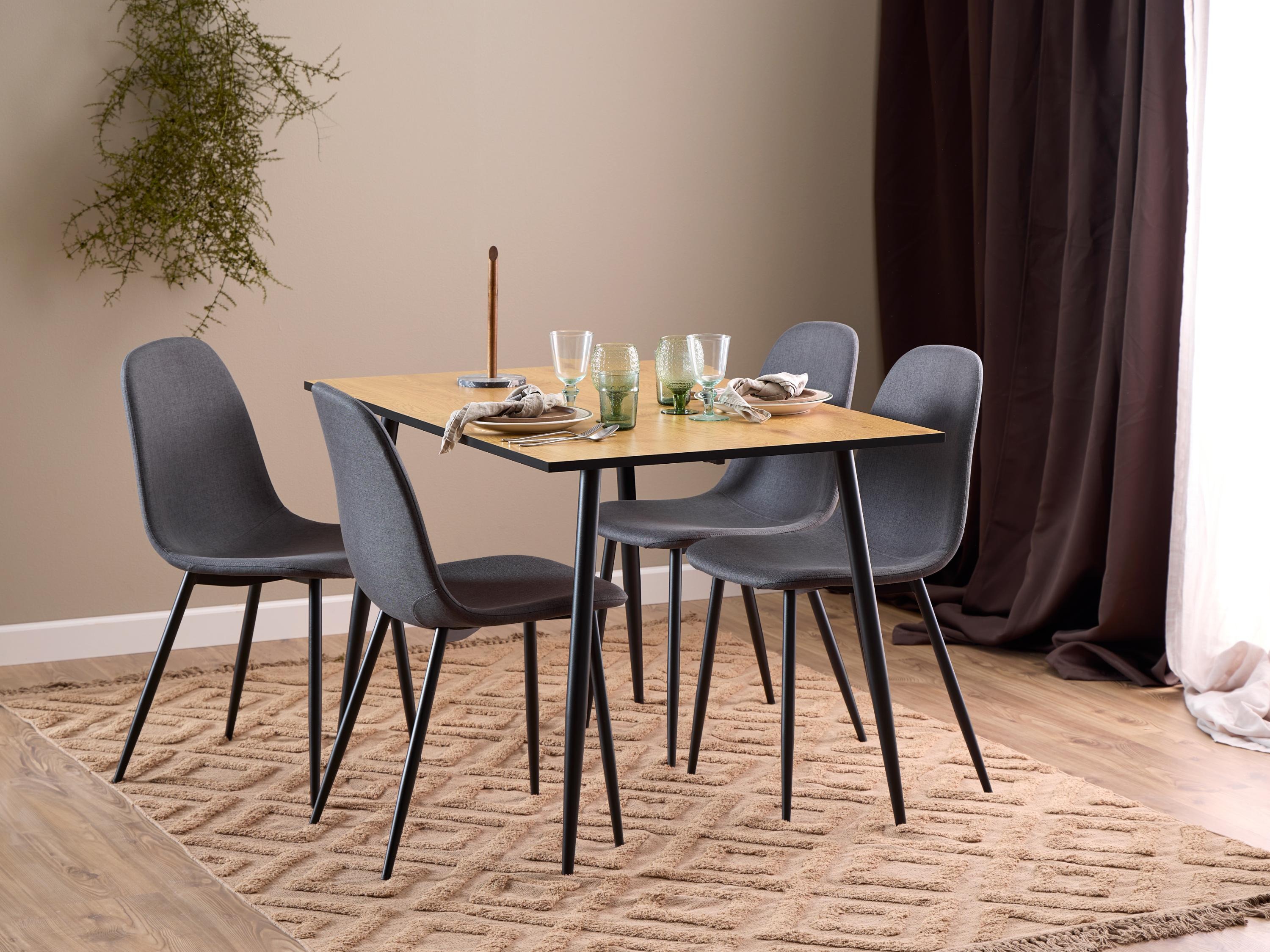 Mesa Norsica 289 (Roble salvaje + Negro)