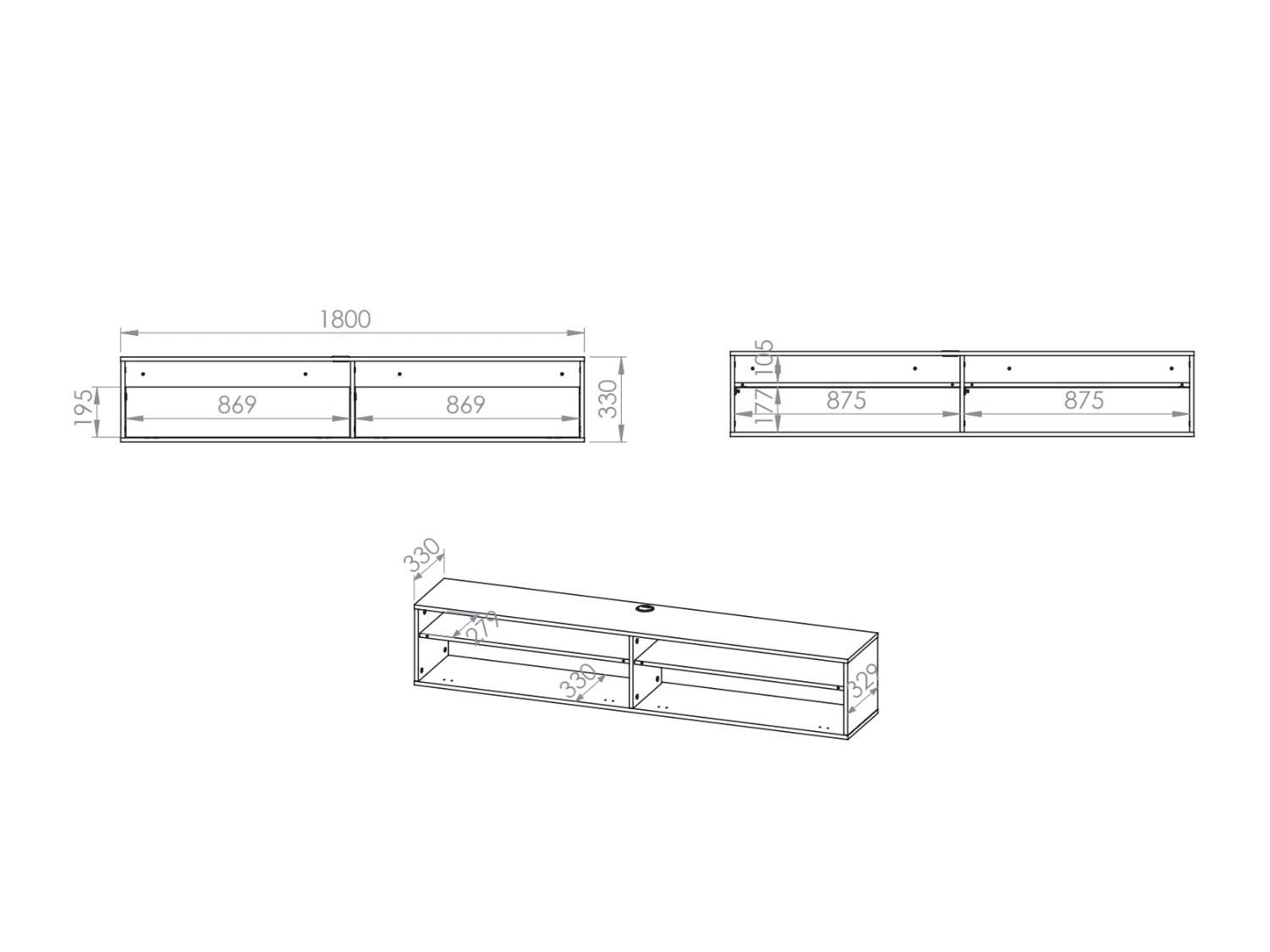 Mueble TV Morsero 105