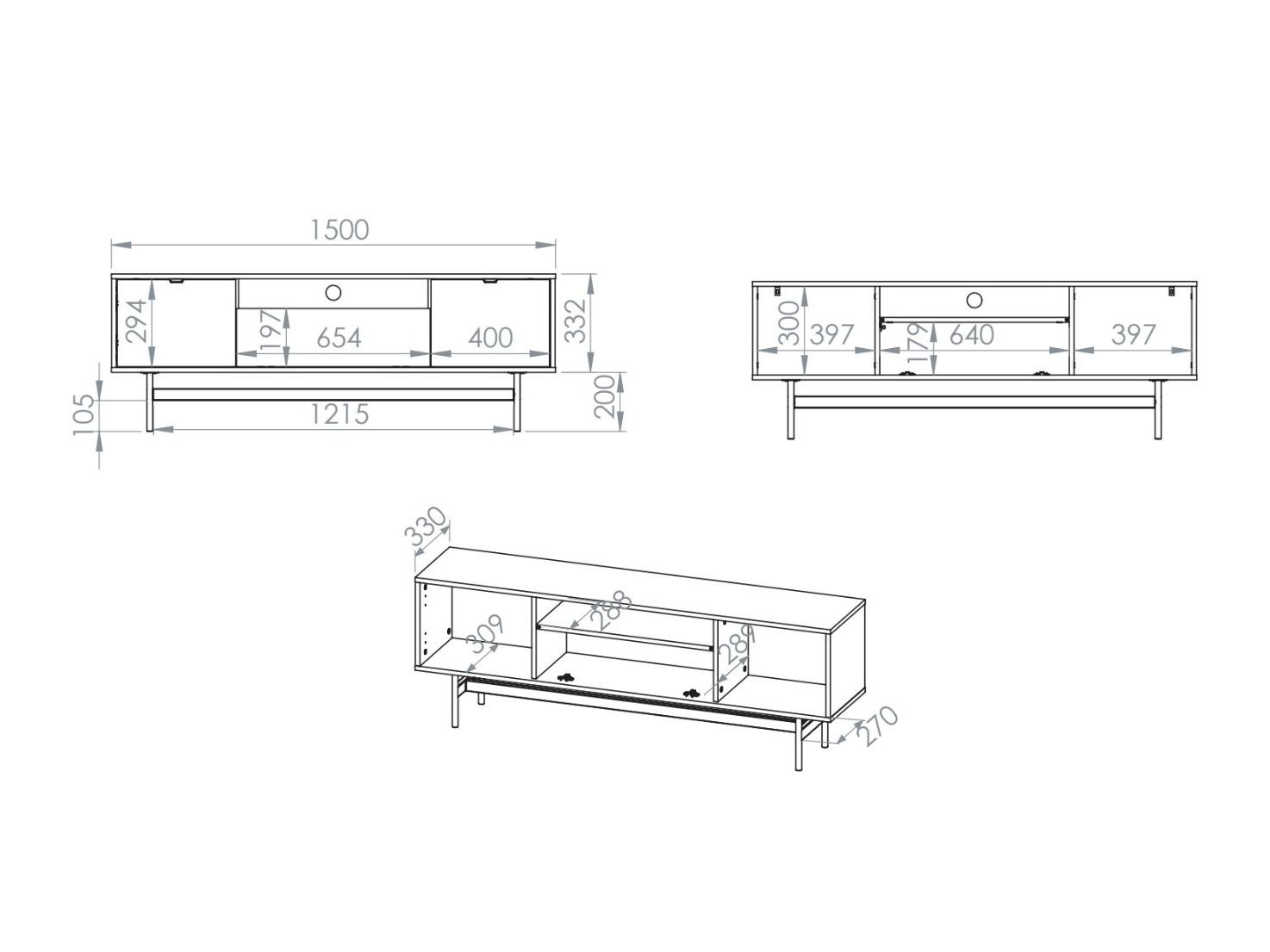 Mueble TV Morsero 108