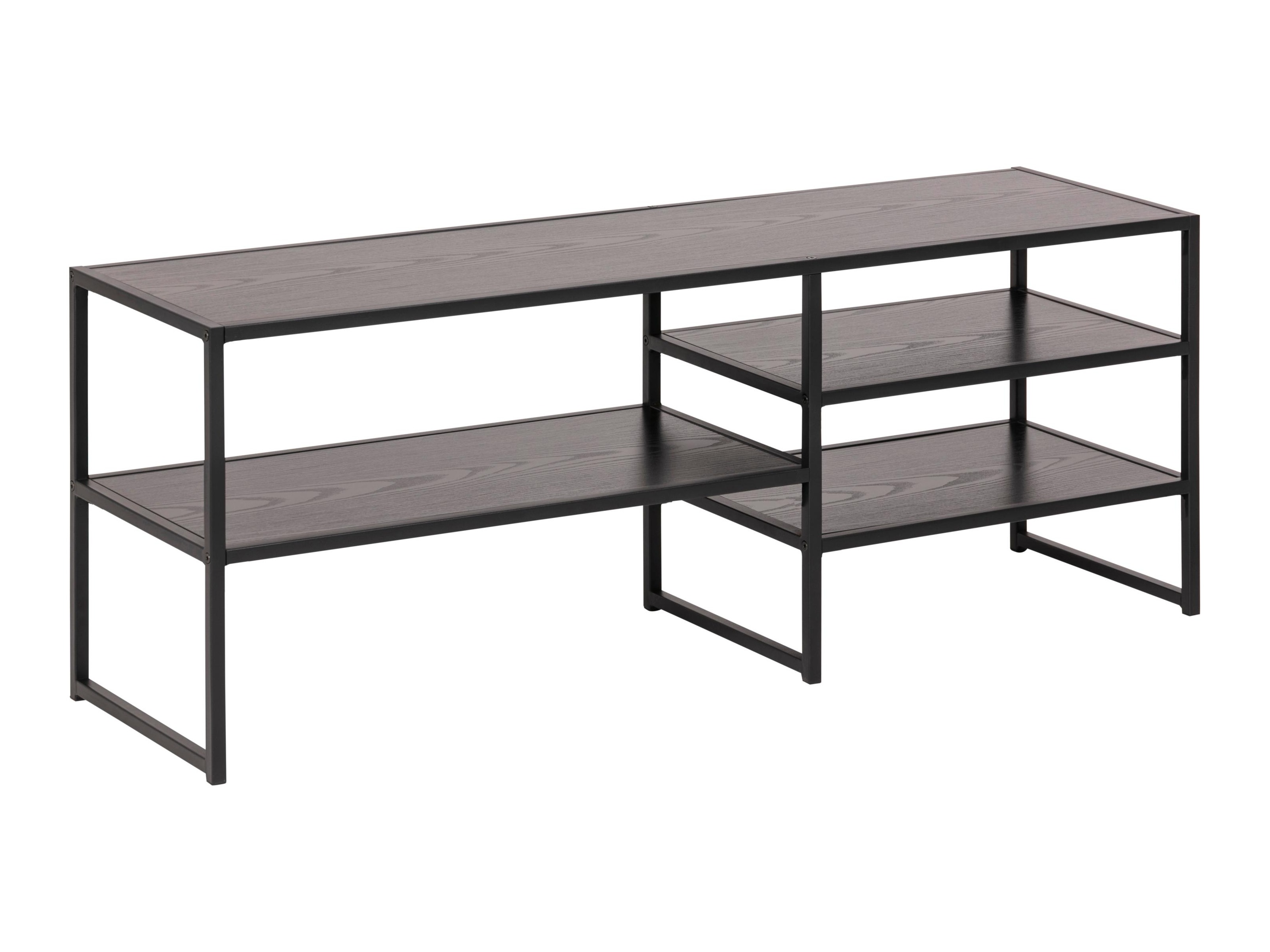 Mueble TV Norsica Sevferi 135 (Cenizas negro + Negro)