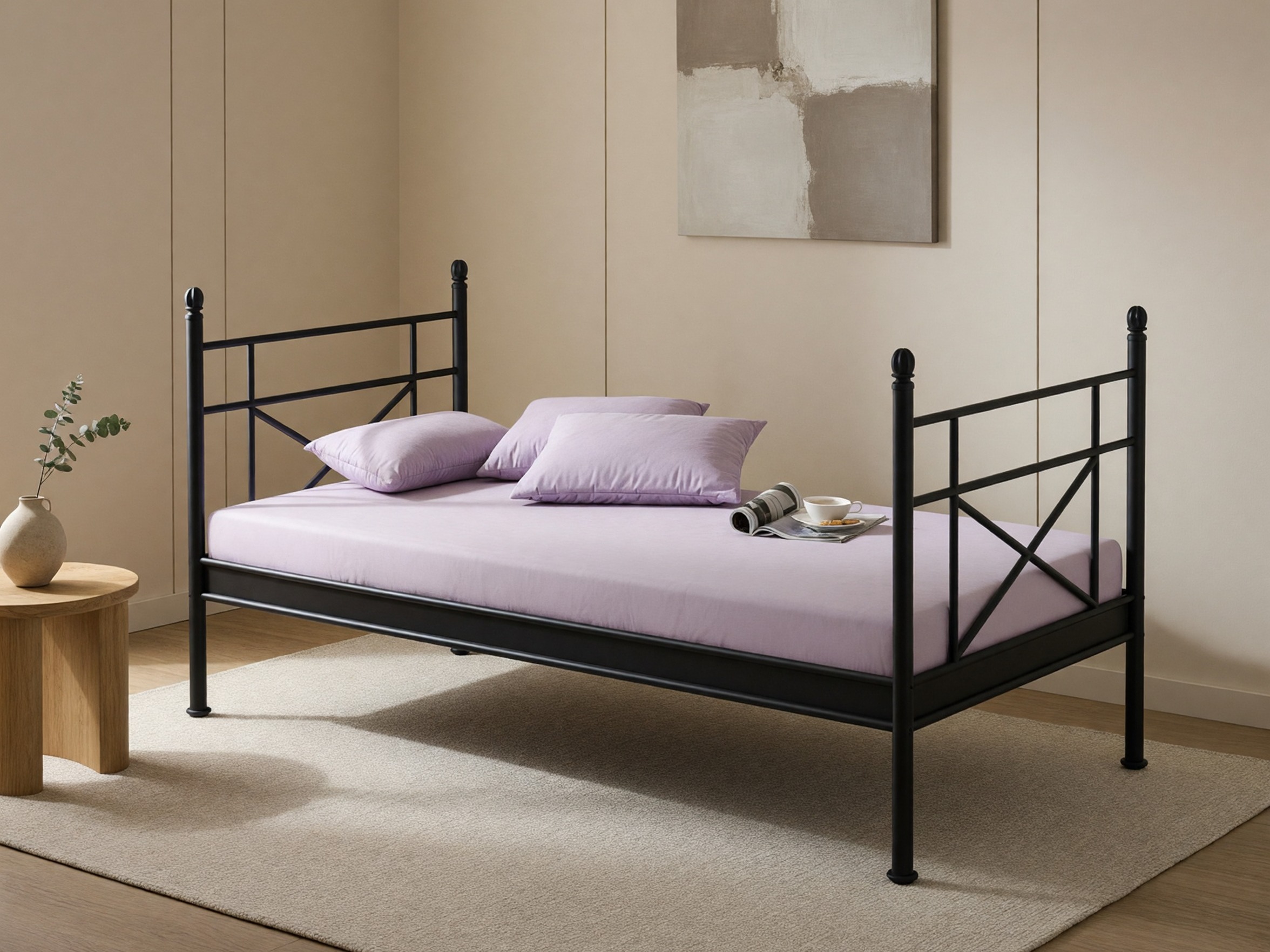 Cama Denton 152 (Negro)
