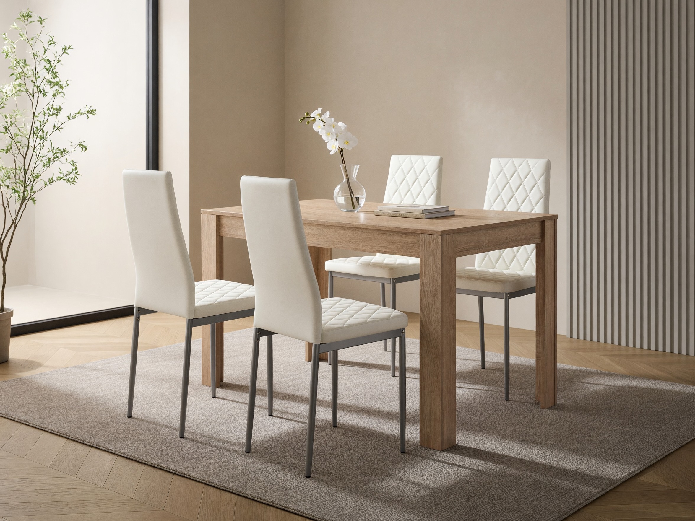 Conjunto de mesas y sillas para comedor Denton 443