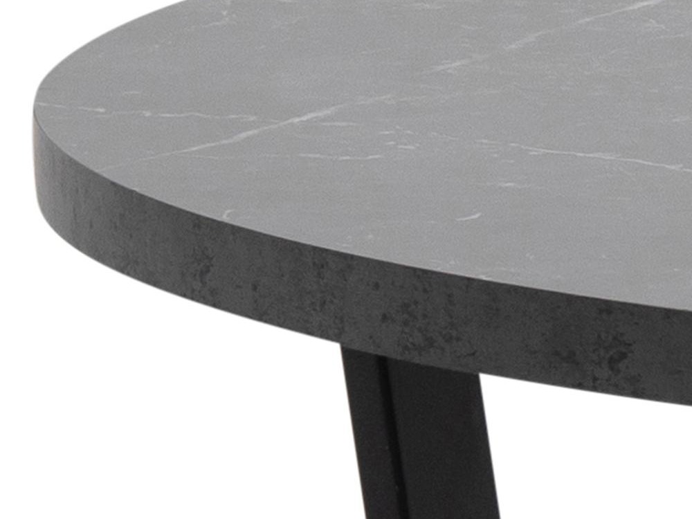 Mesa Norsica 309 (Mármol negro + Negro)