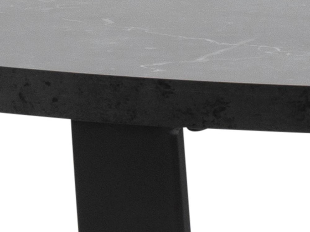 Mesa Norsica 309 (Mármol negro + Negro)